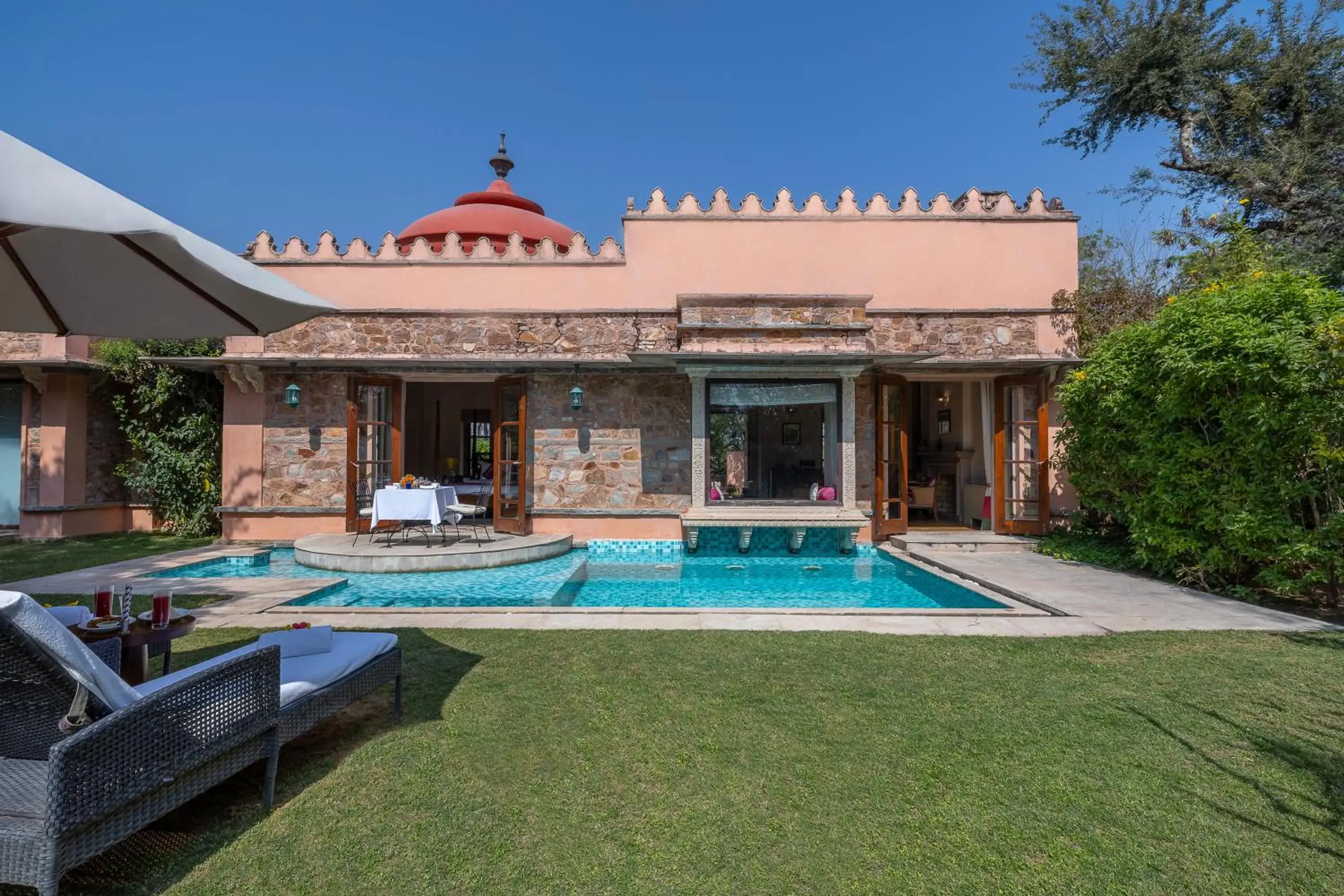 Pool view in Tree of Life Resort & Spa Jaipur Pool view in Tree of Life Resort & Spa Jaipur