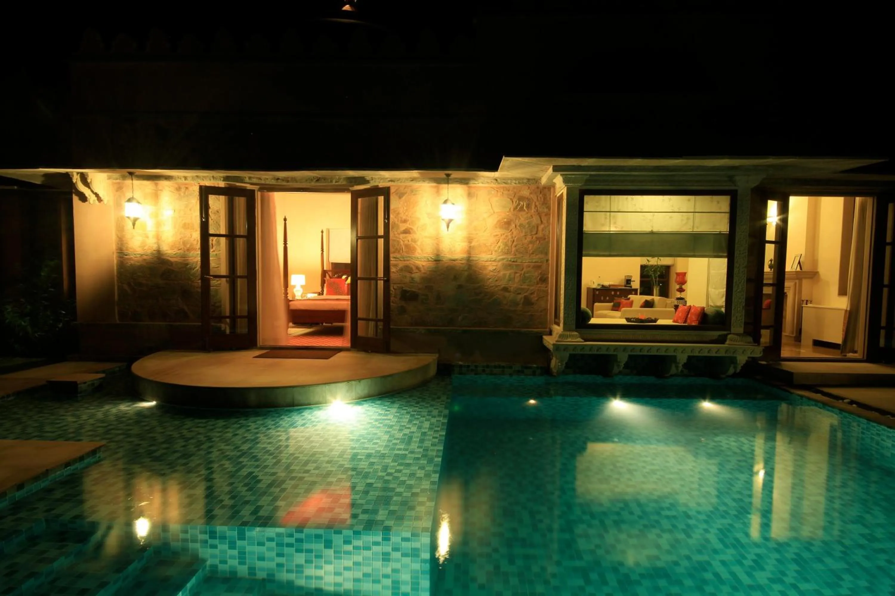 Pool view in Tree of Life Resort & Spa Jaipur