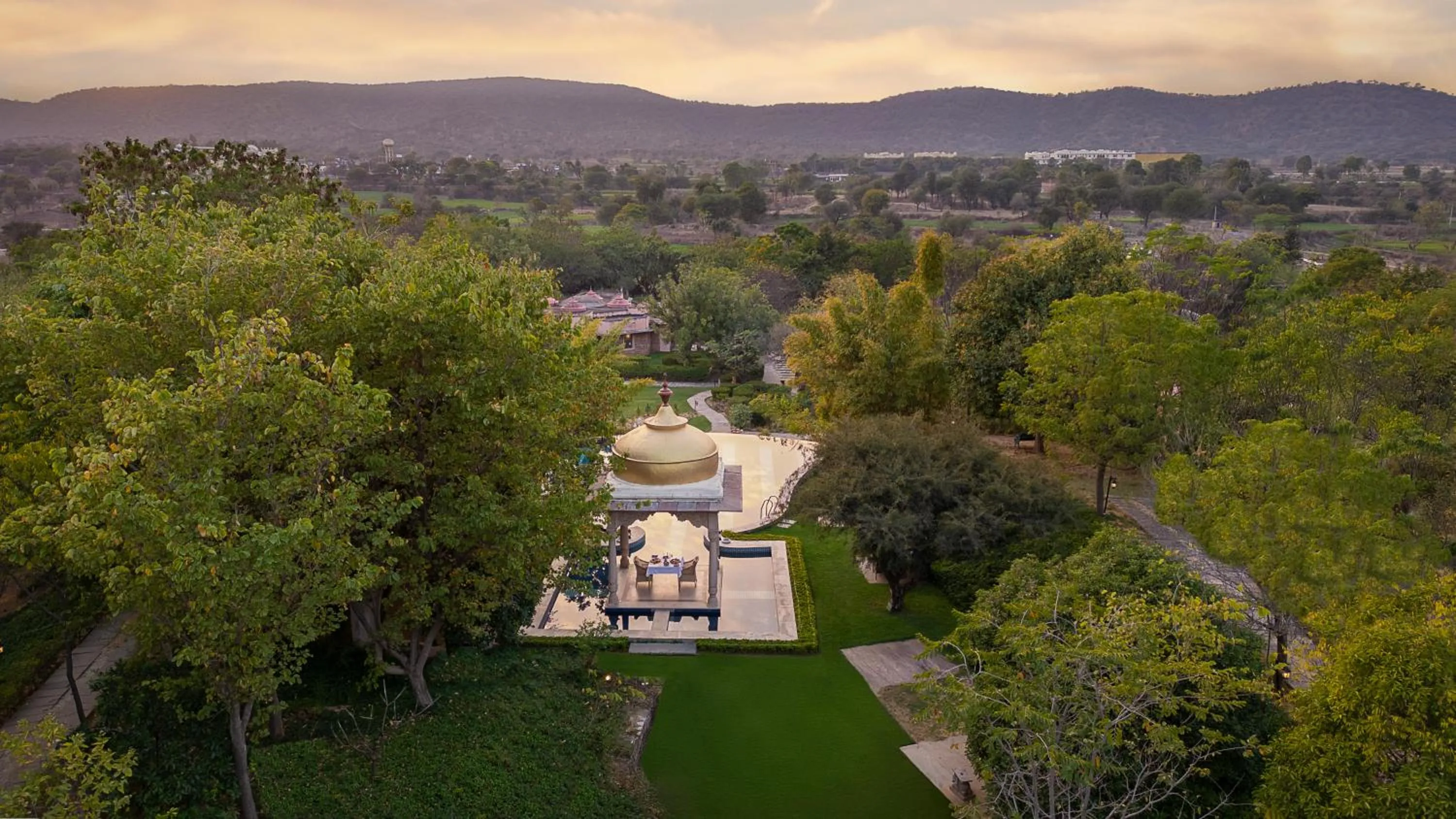 Swimming pool in Tree of Life Resort & Spa Jaipur