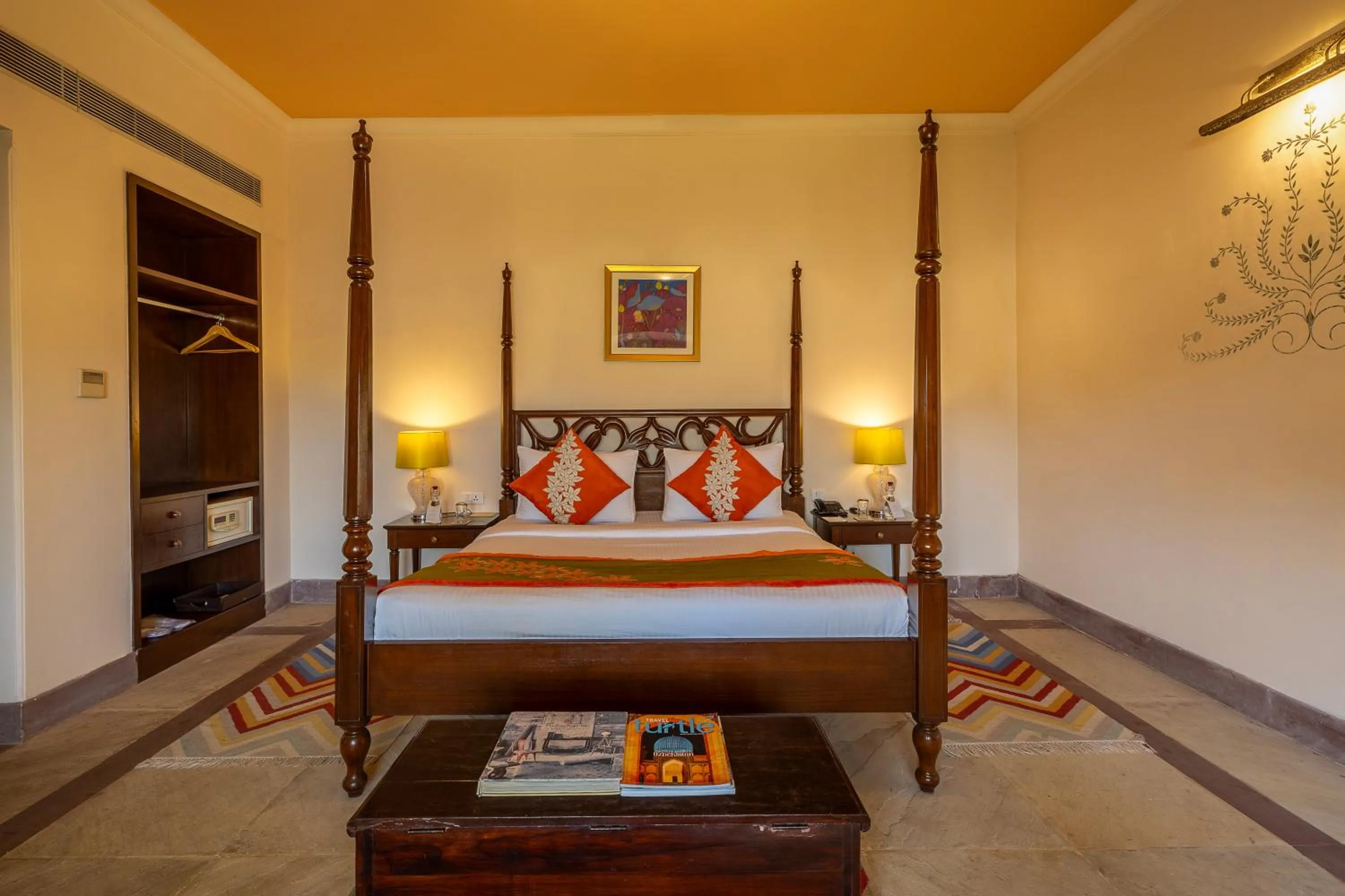 Bedroom, Bed in Tree of Life Resort & Spa Jaipur