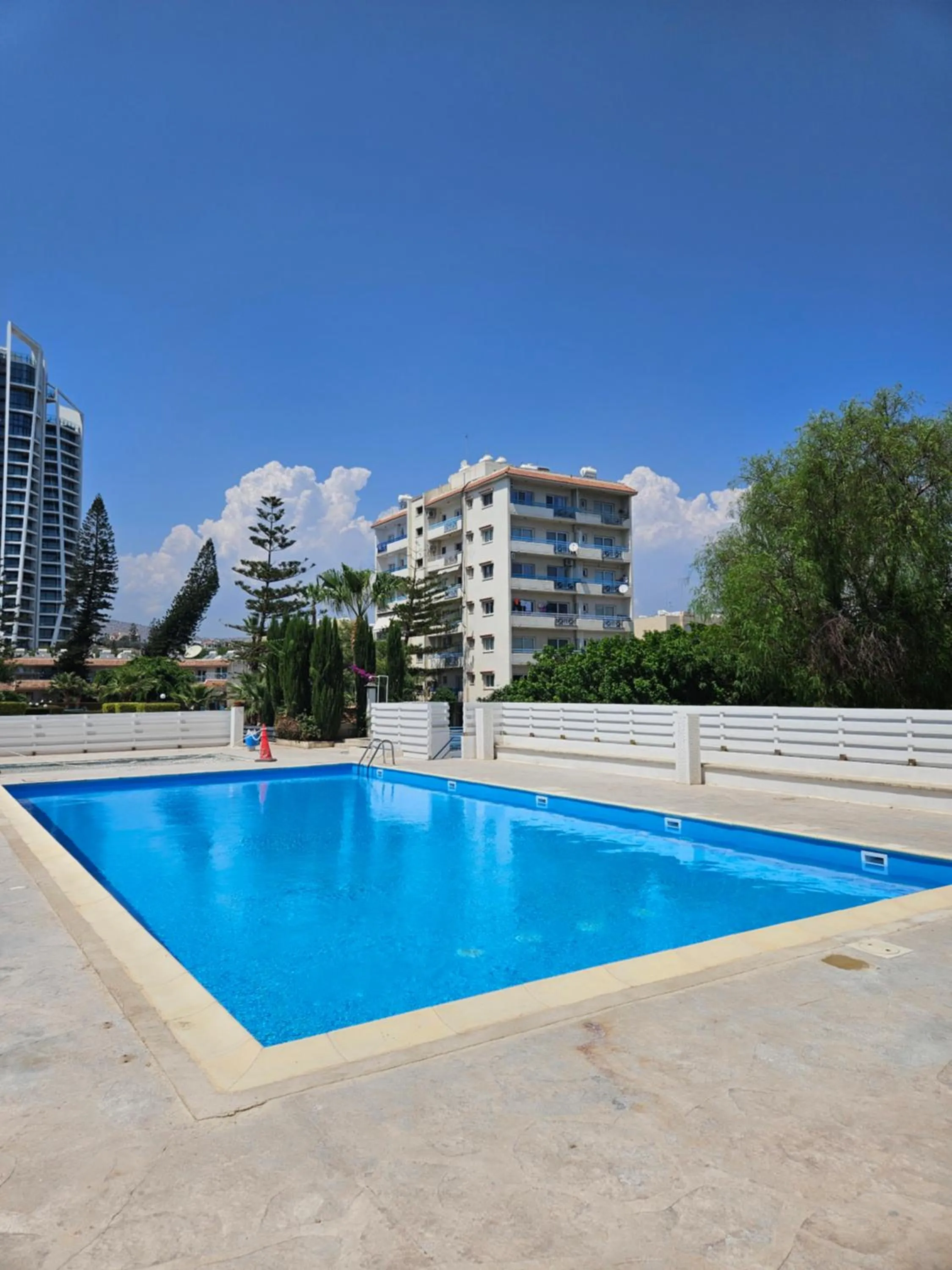 Pool view in Beachfront Amazing New Apartment