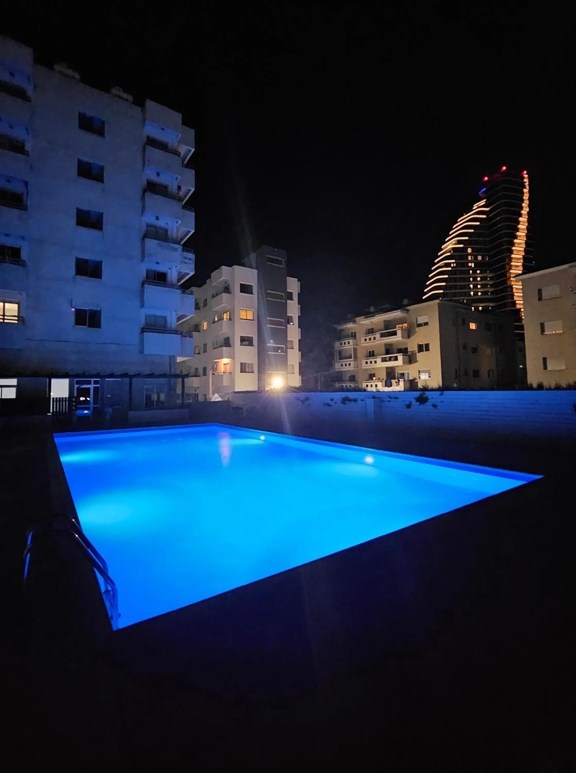 Swimming pool in Beachfront Amazing New Apartment