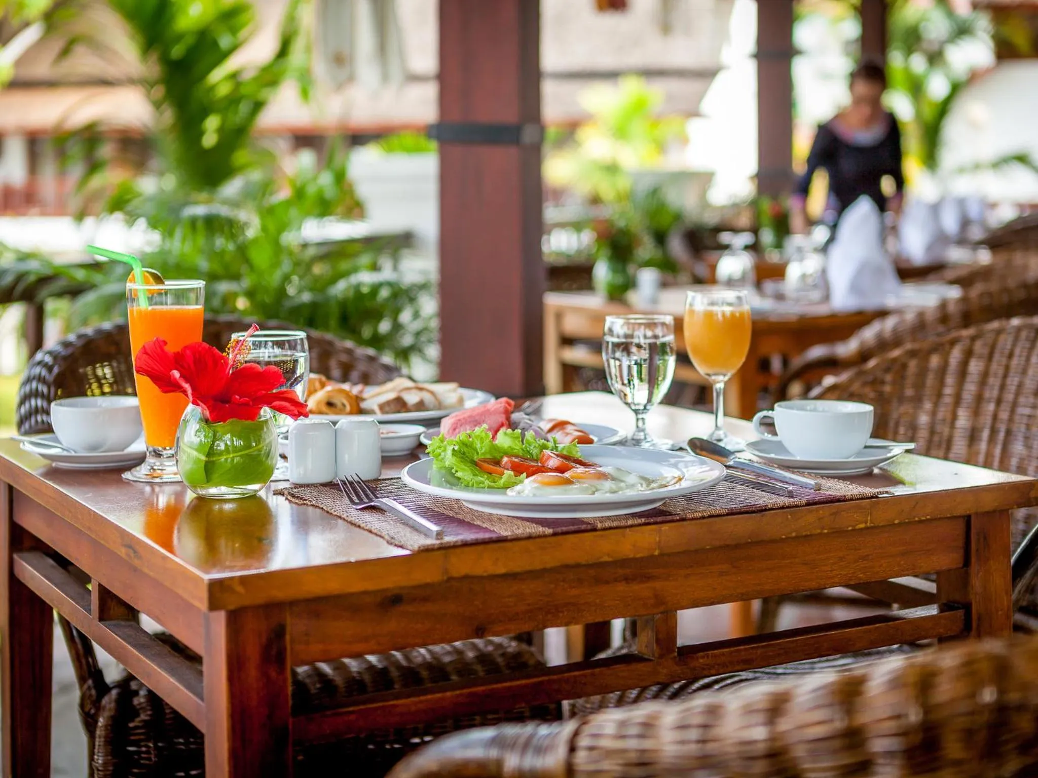 Restaurant/places to eat in Riverside Boutique Resort, Vang Vieng