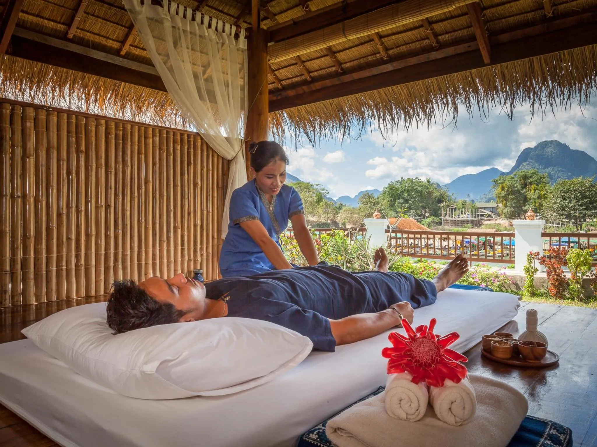Massage in Riverside Boutique Resort, Vang Vieng