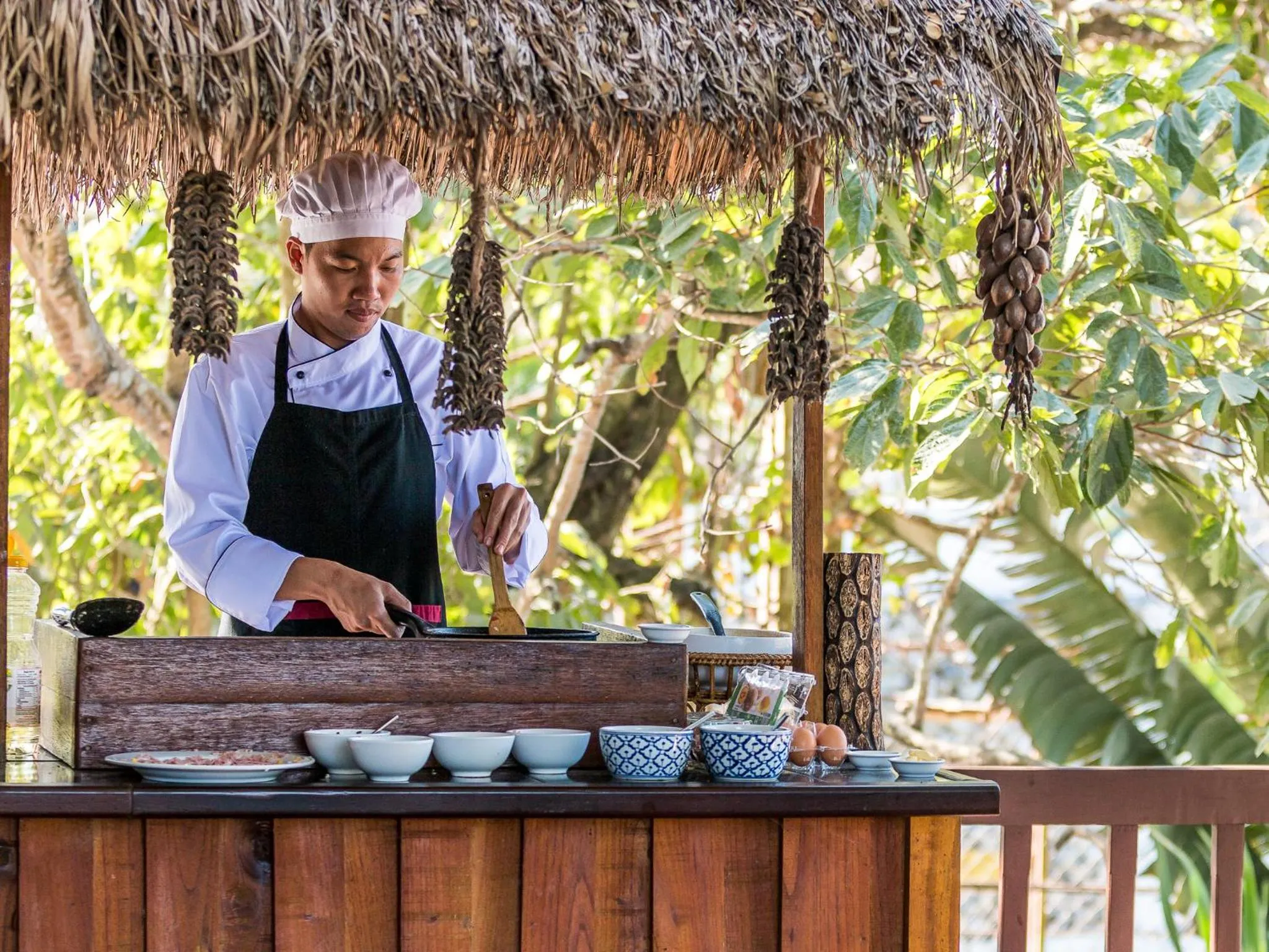 Restaurant/places to eat in Riverside Boutique Resort, Vang Vieng