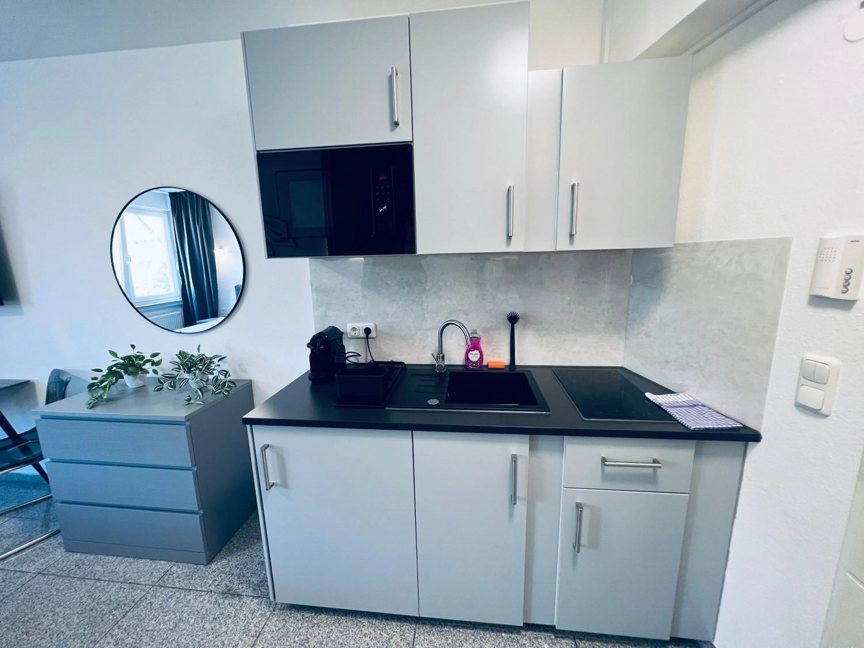 Kitchen or kitchenette in Lipp Apartments