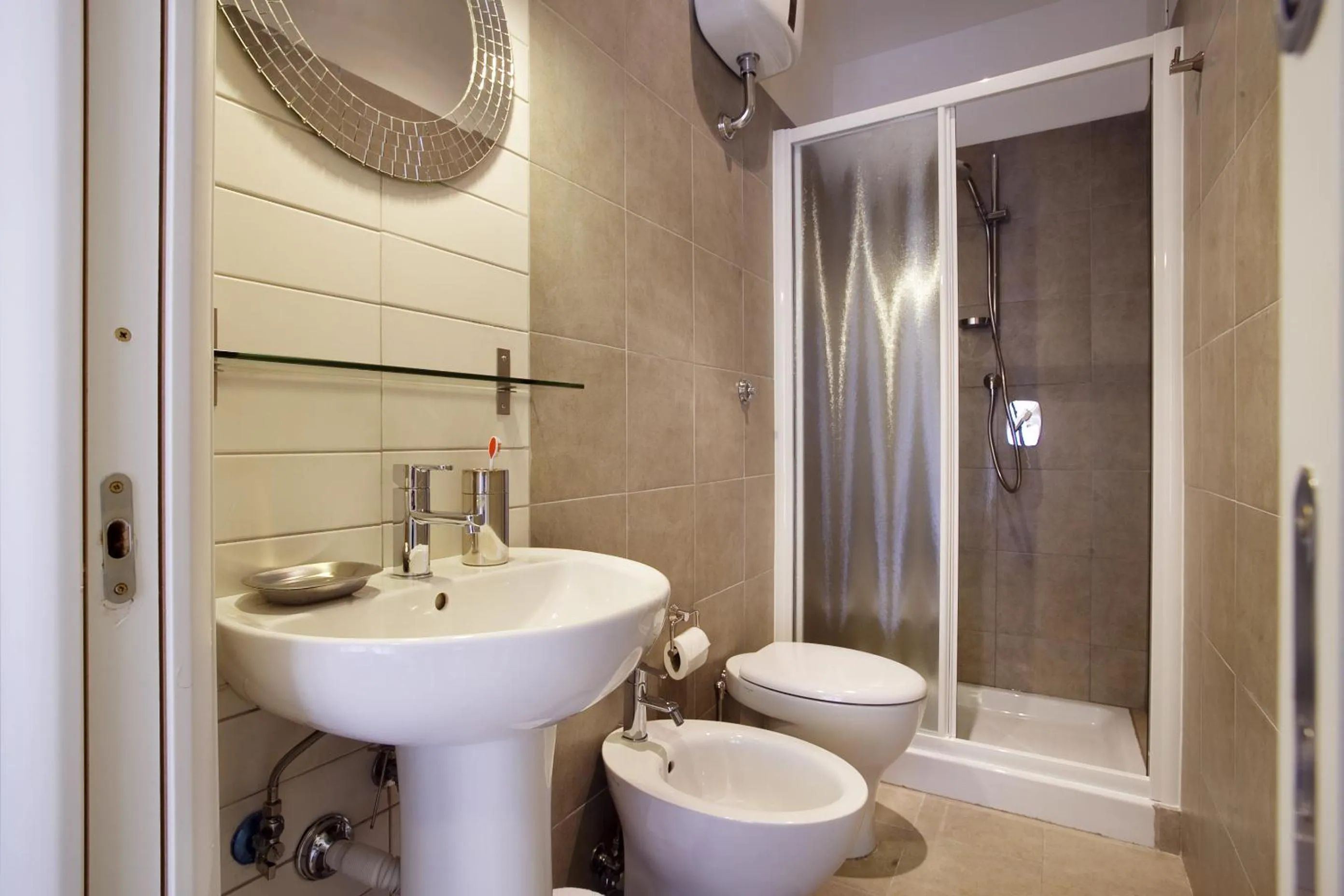 Bathroom in Affittacamere Nansen