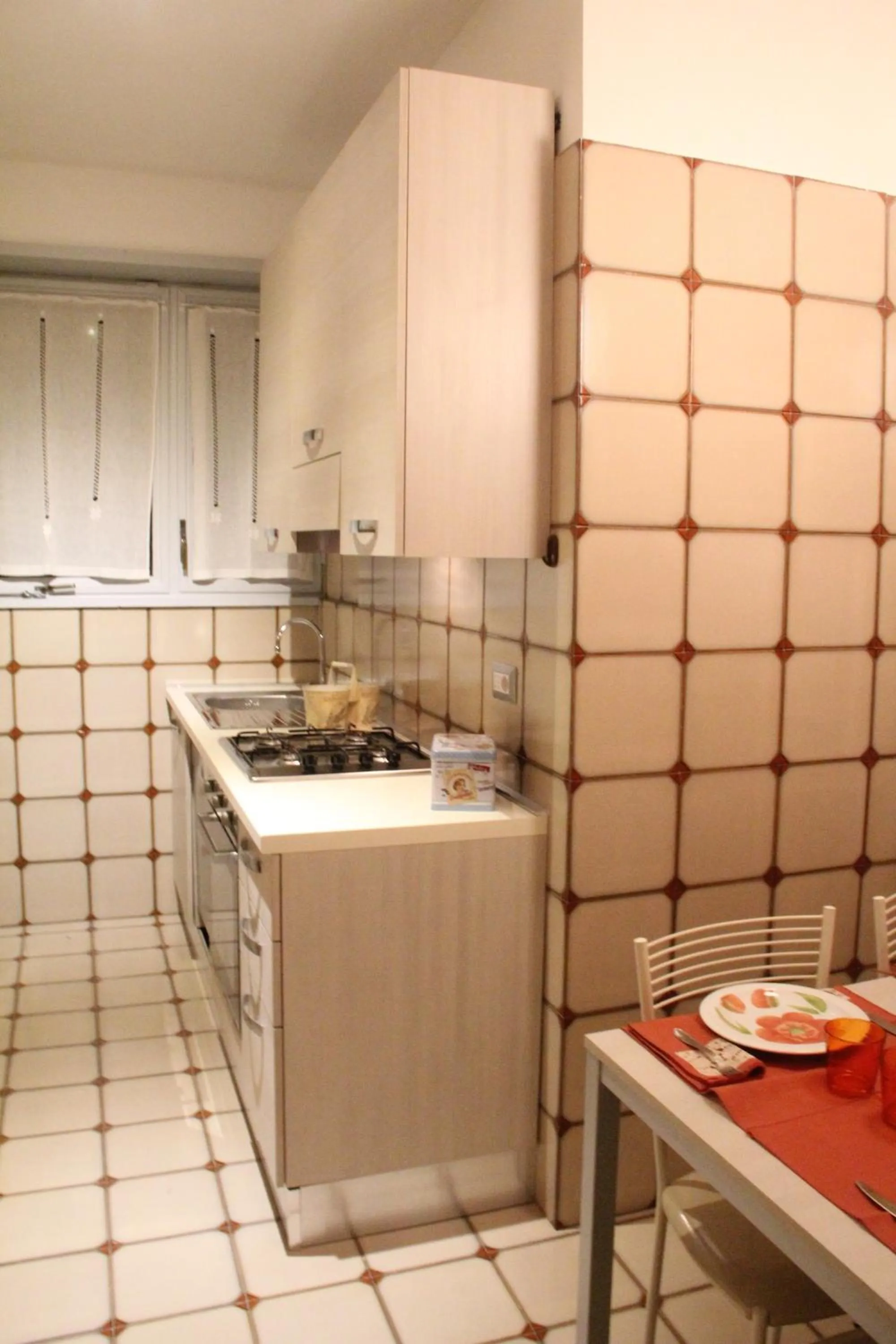 Kitchen or kitchenette in Affittacamere Nansen