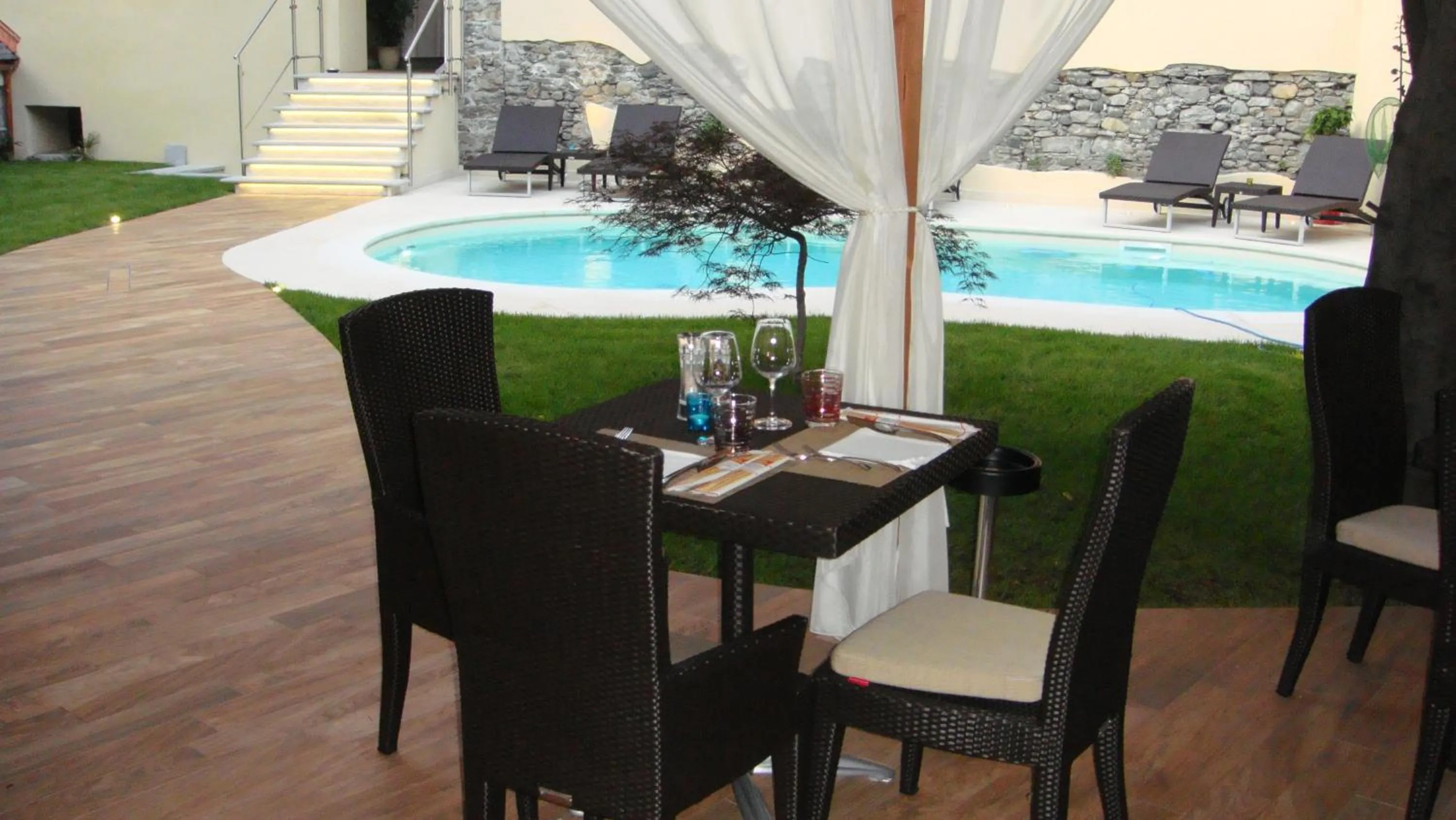 Garden in Albergo Corona