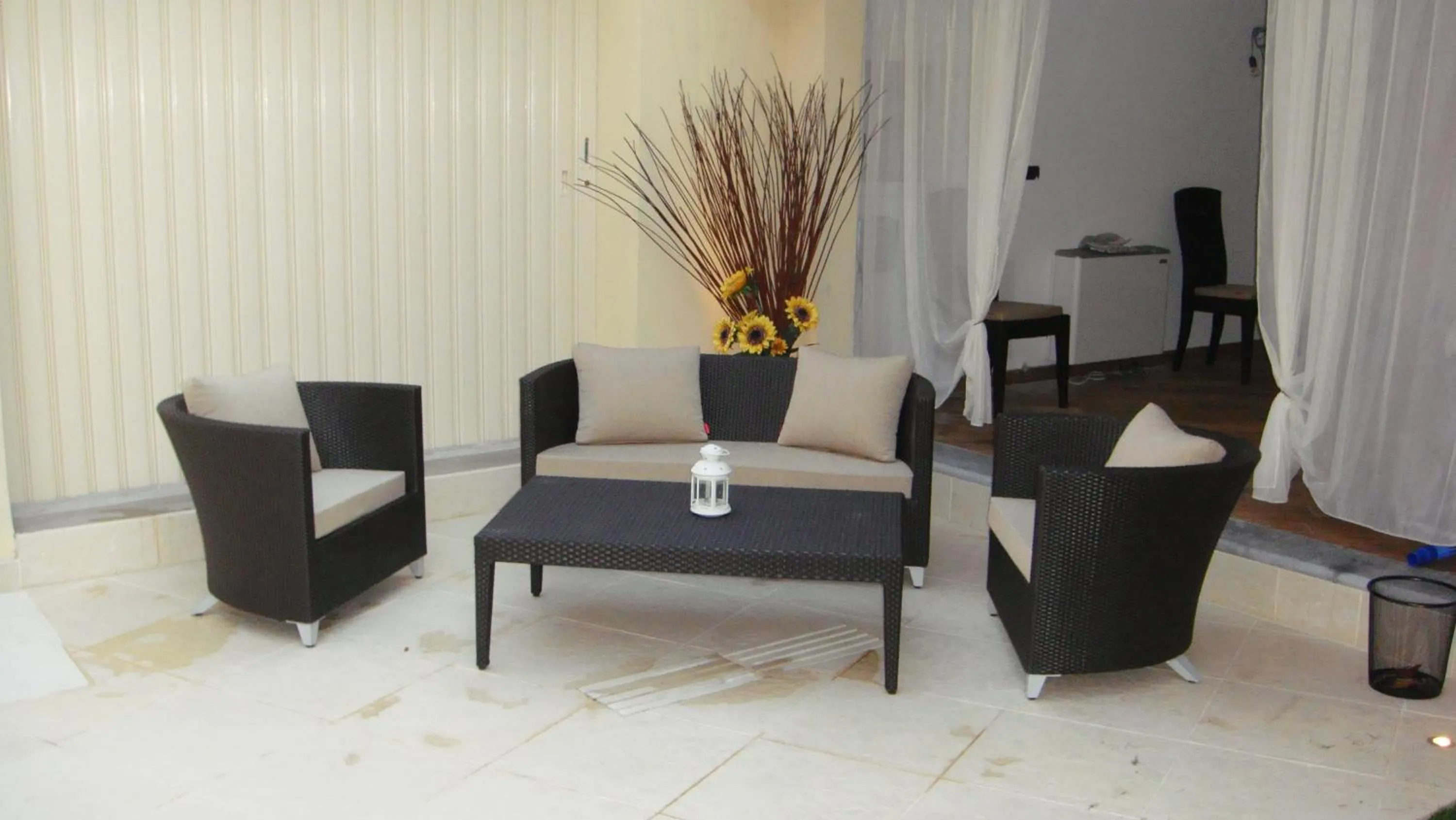 Balcony/Terrace in Albergo Corona