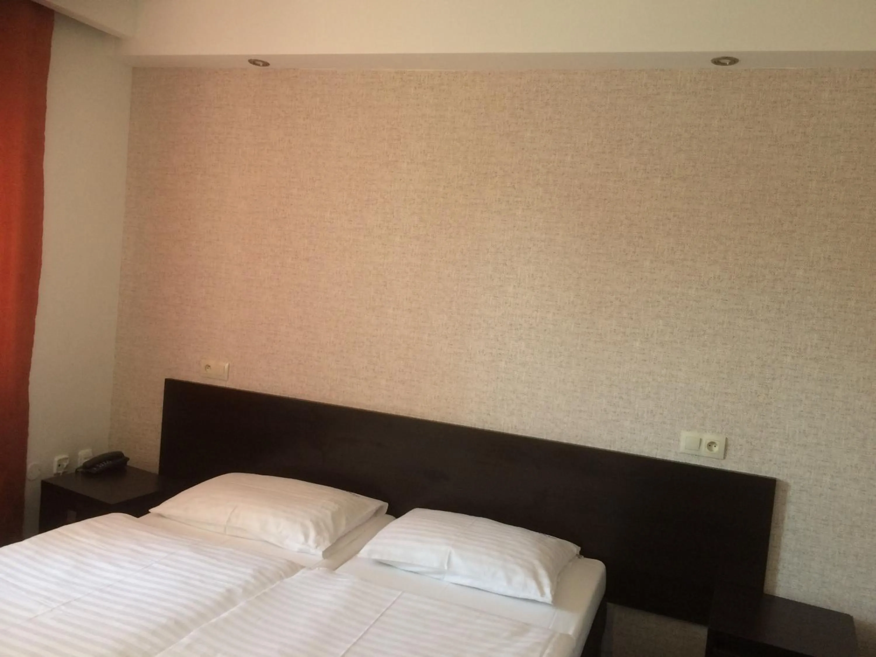 Decorative detail, Bed in Promohotel Slavie