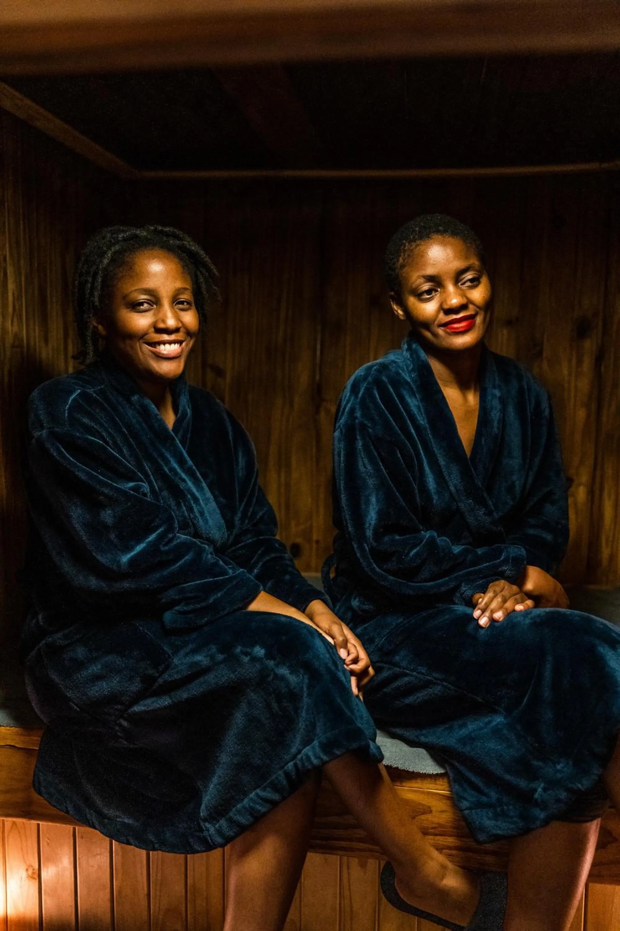 Sauna in Hakunamatata Lodge & Health Spa