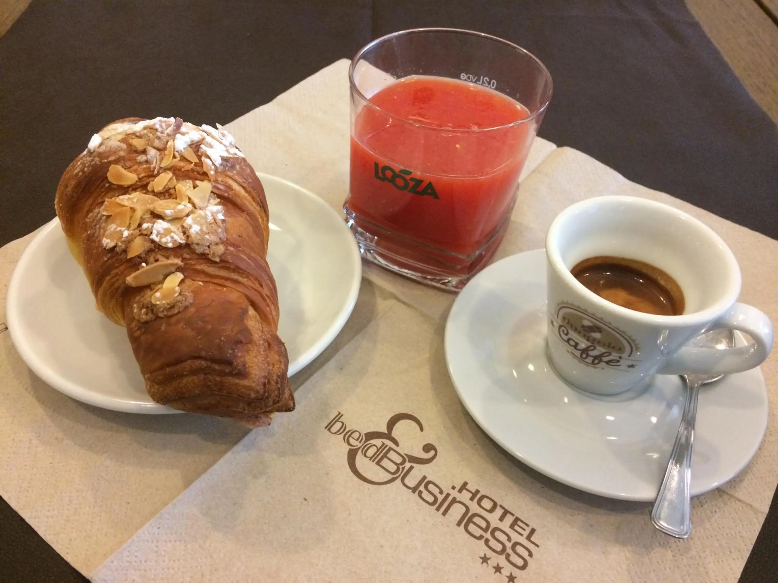 Food close-up in Hotel Bed&Business