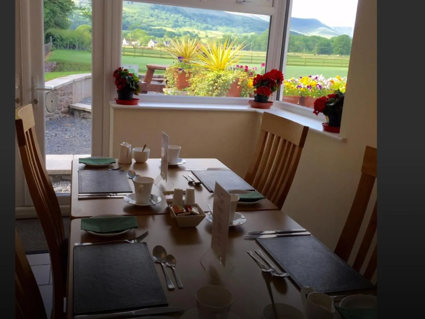 Dining area, Restaurant/Places to Eat in The Lodge Brecon B&B