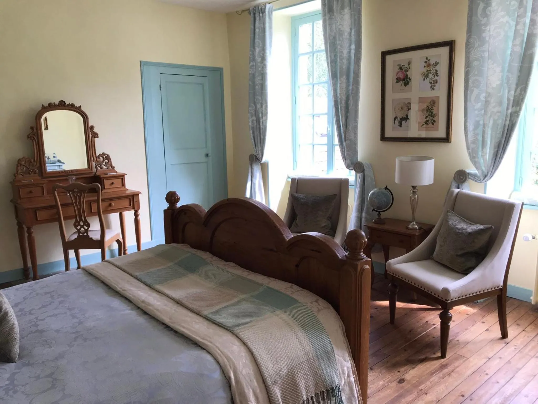 Superior Double Room with Garden View in Chambres d'Hôtes Belle Vallee