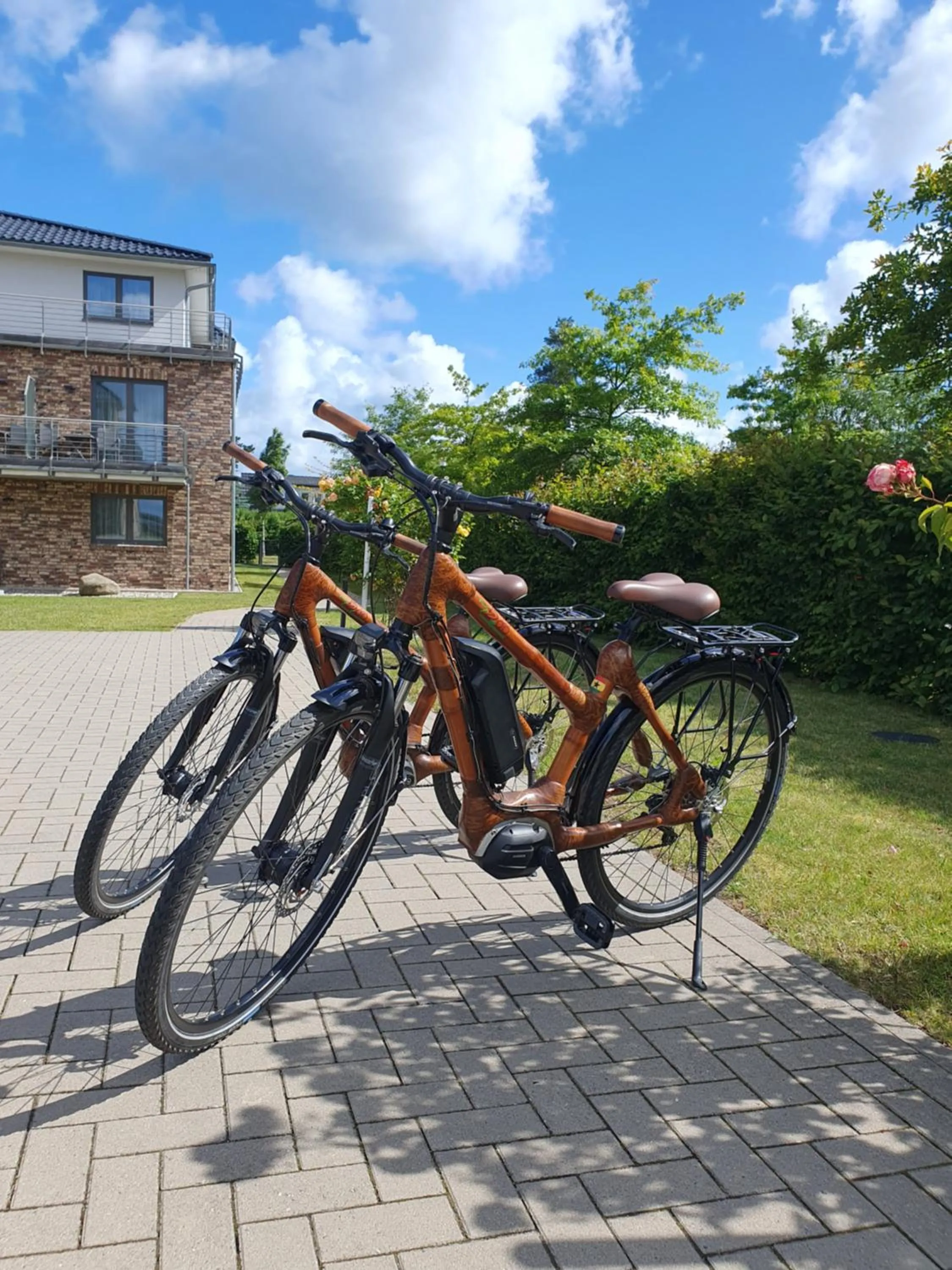Cycling in Appartements an der Golfanlage