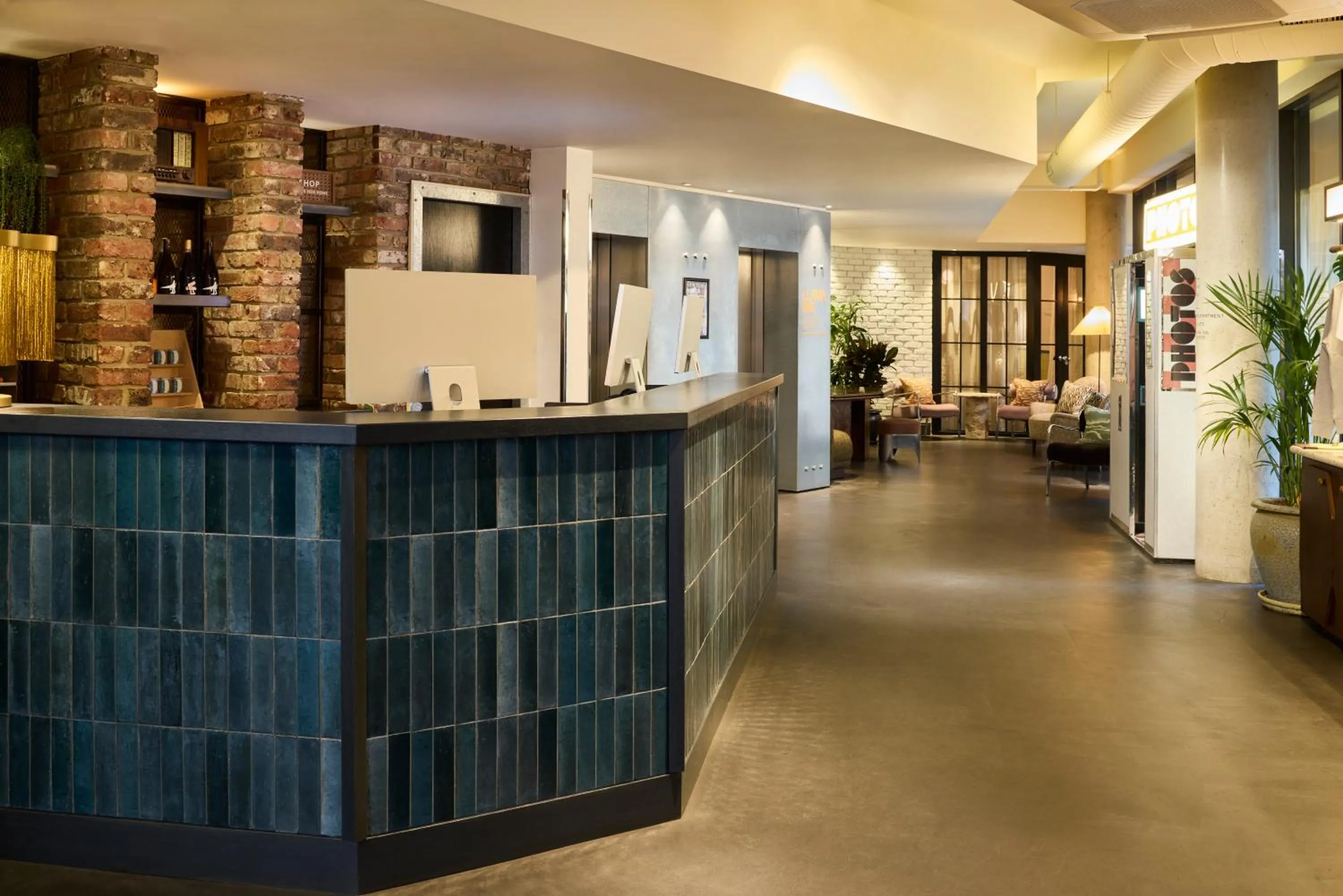 Lobby or reception in The Hoxton, Shoreditch