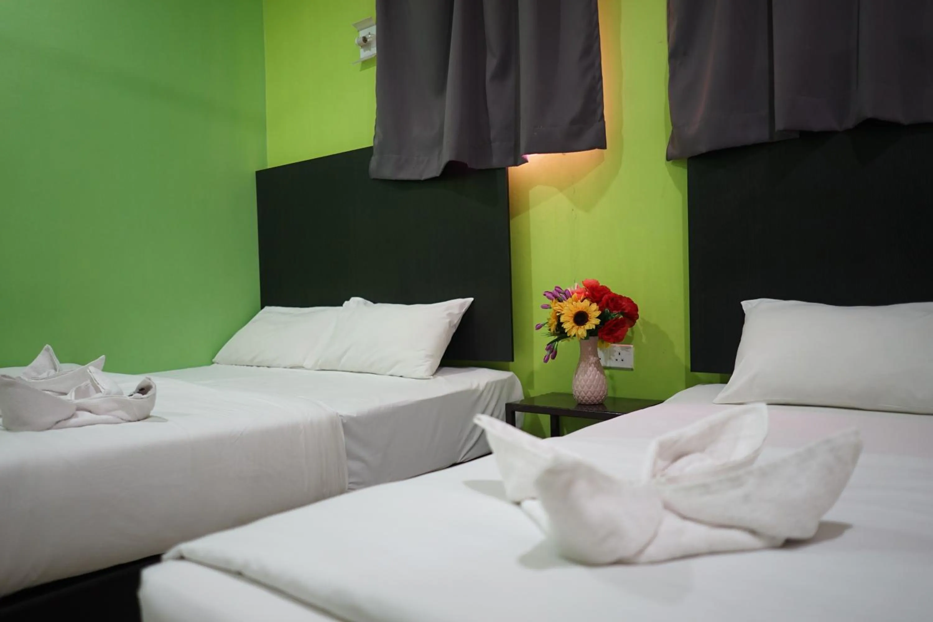 Bed in Hotel Victory Inn KLIA and KLIA 2