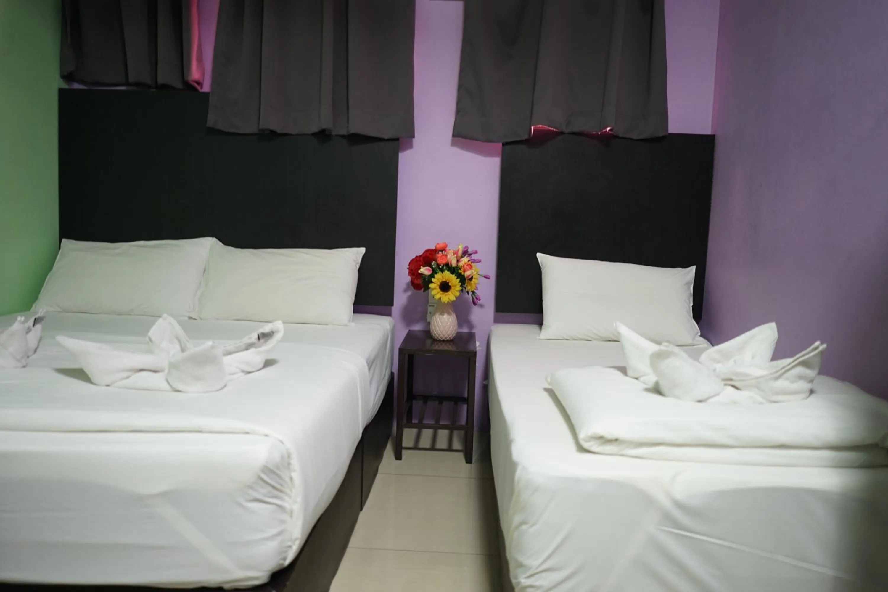 Bed in Hotel Victory Inn KLIA and KLIA 2