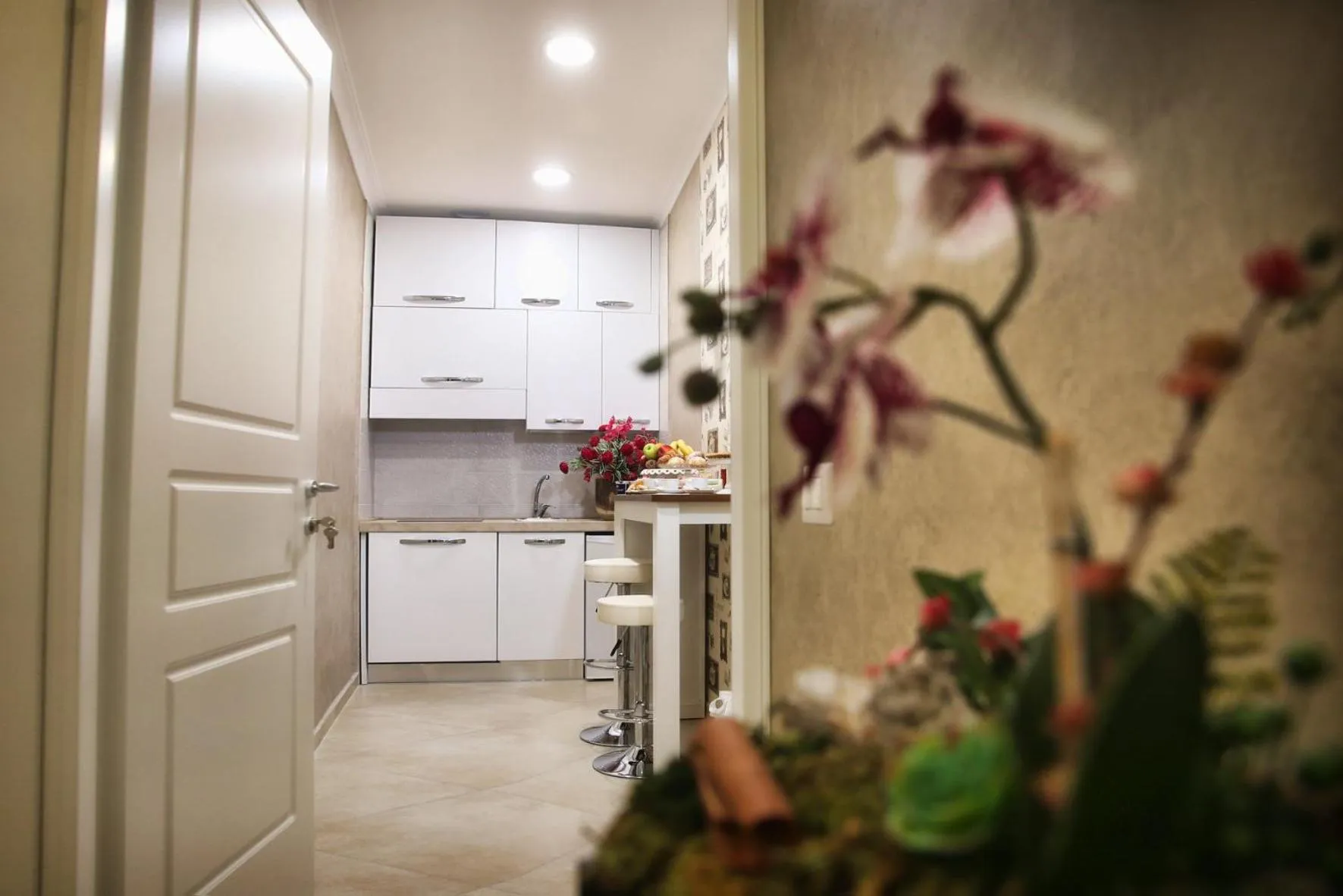 Communal kitchen in B&B Pompei Olympus