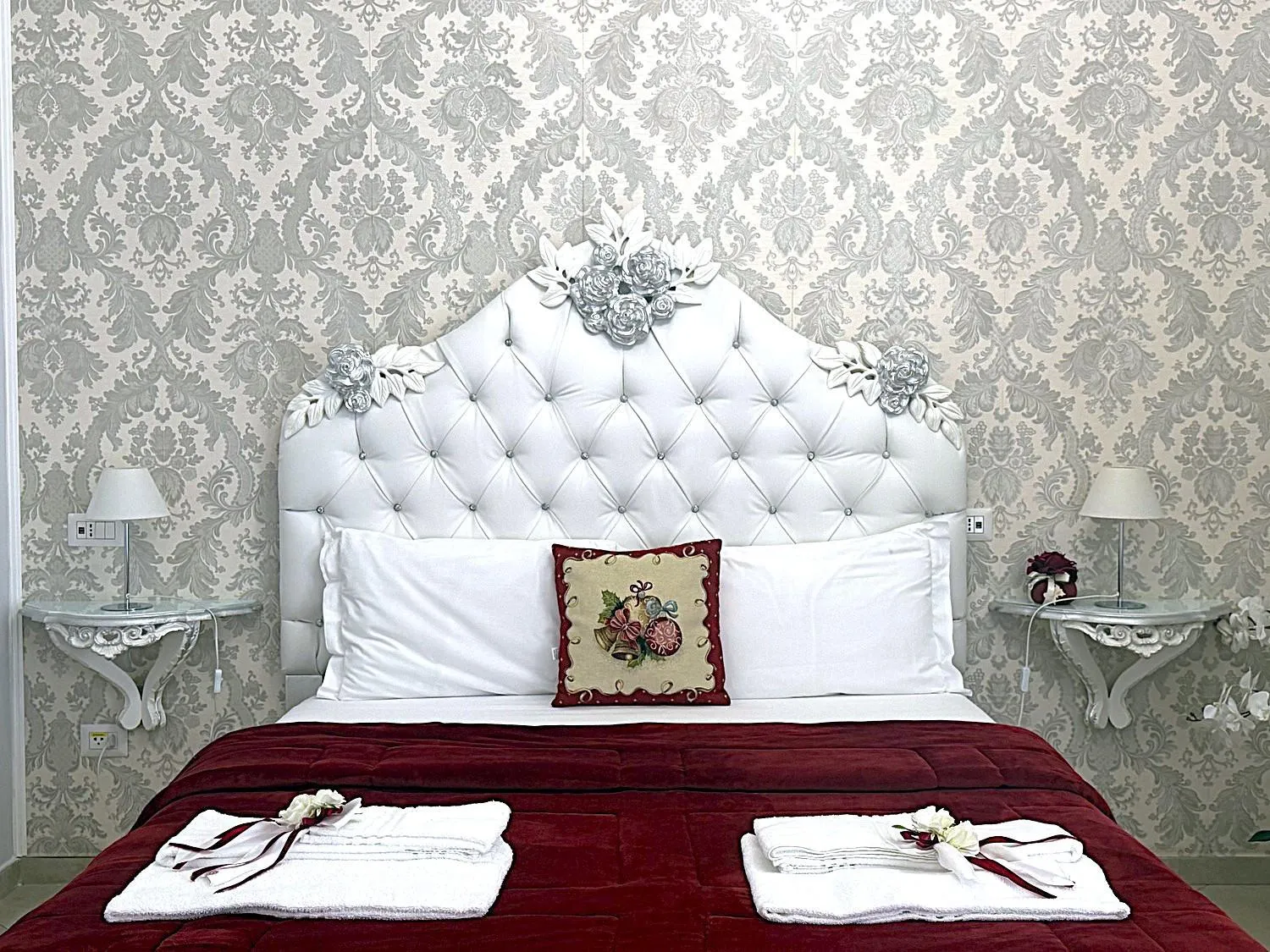 Bed in B&B Pompei Olympus