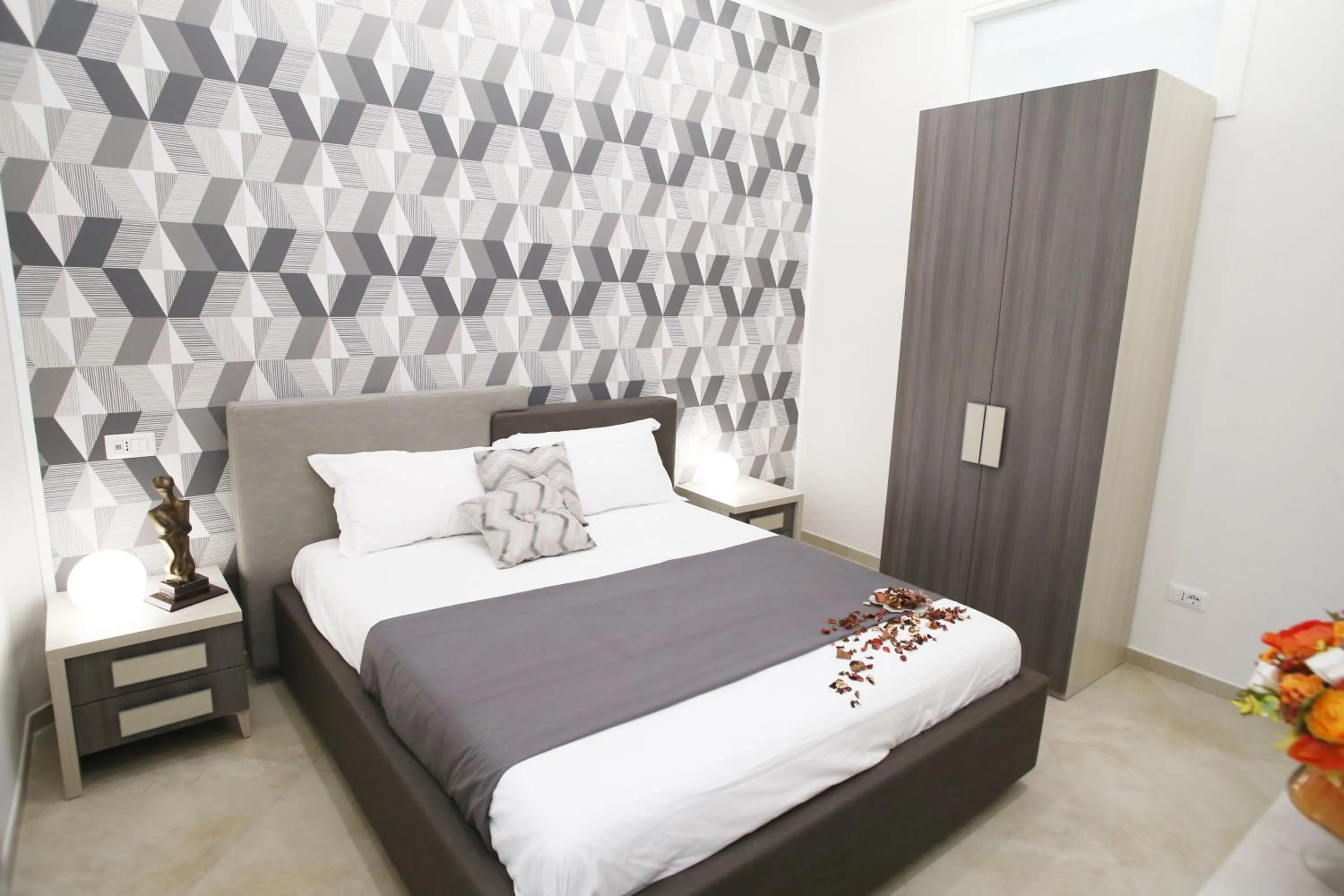 Bedroom, Bed in B&B Pompei Olympus