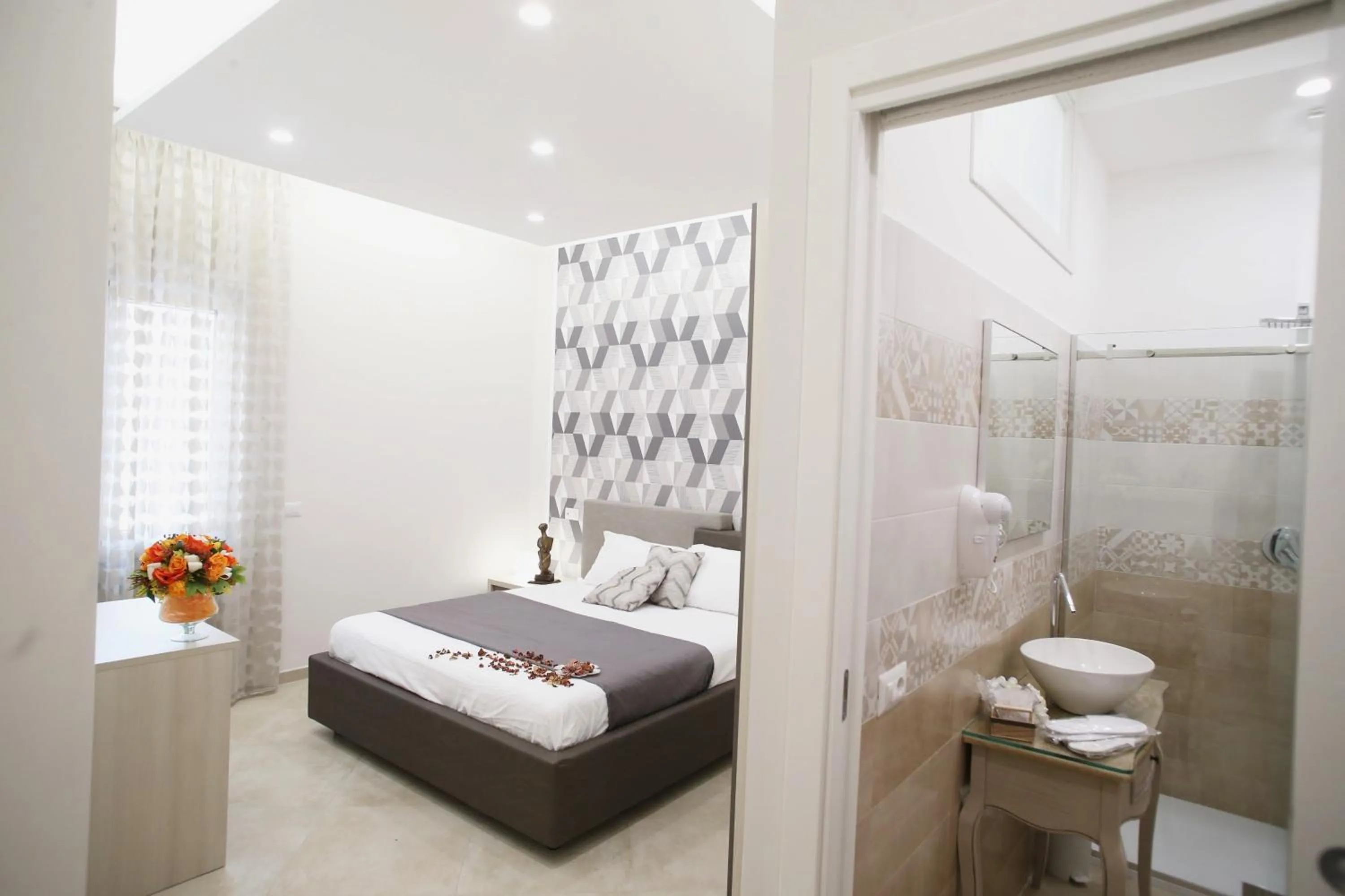 Toilet, Bed in B&B Pompei Olympus