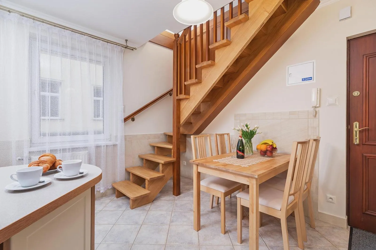 Dining area in Elegant Apartments