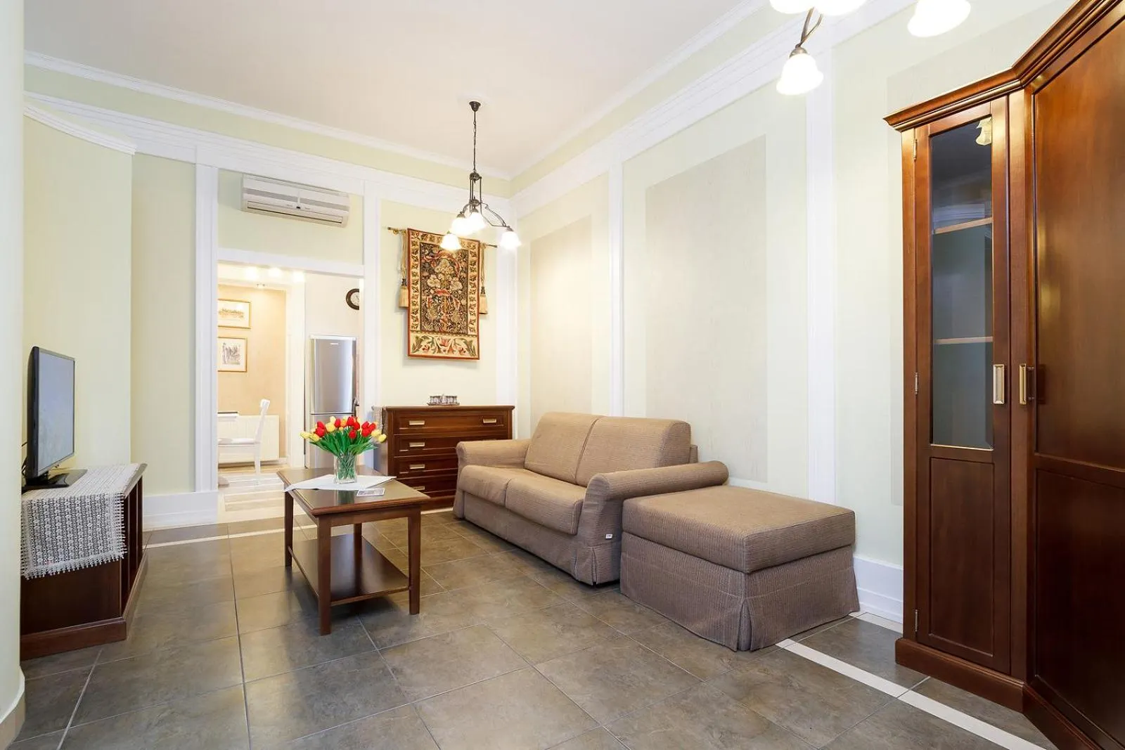 Living room in Elegant Apartments