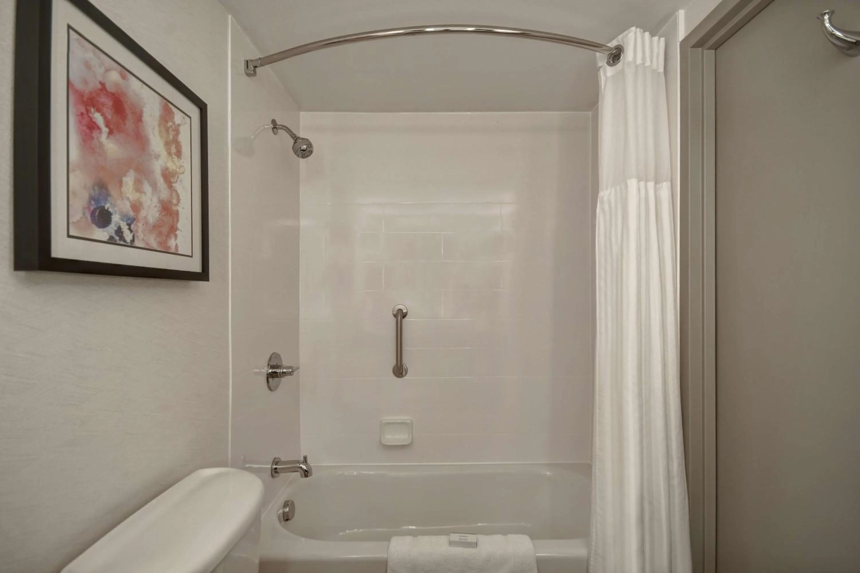 Bathroom in Hilton Garden Inn Detroit Metro Airport