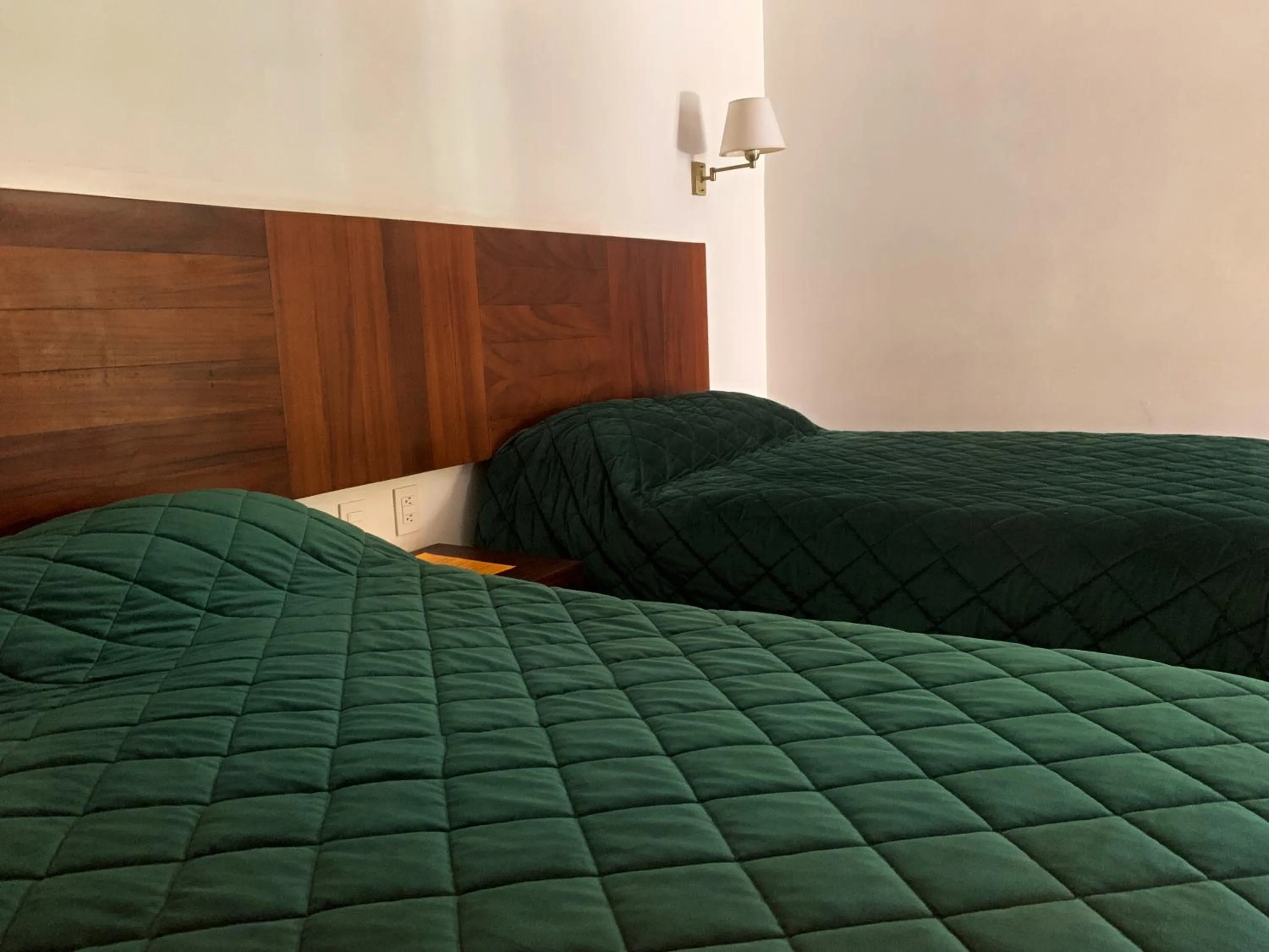 Bed in Hotel Posada Santa Rita