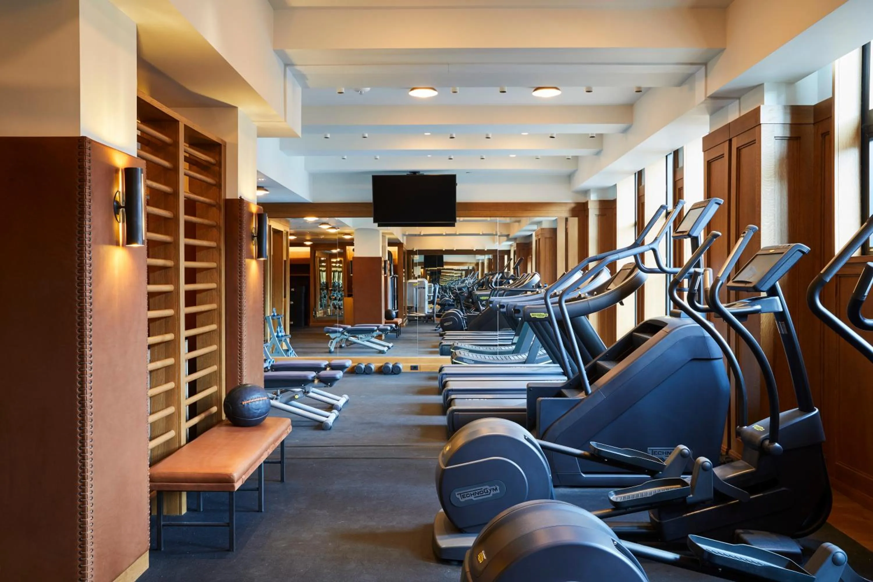 Fitness centre/facilities in Shinola Hotel