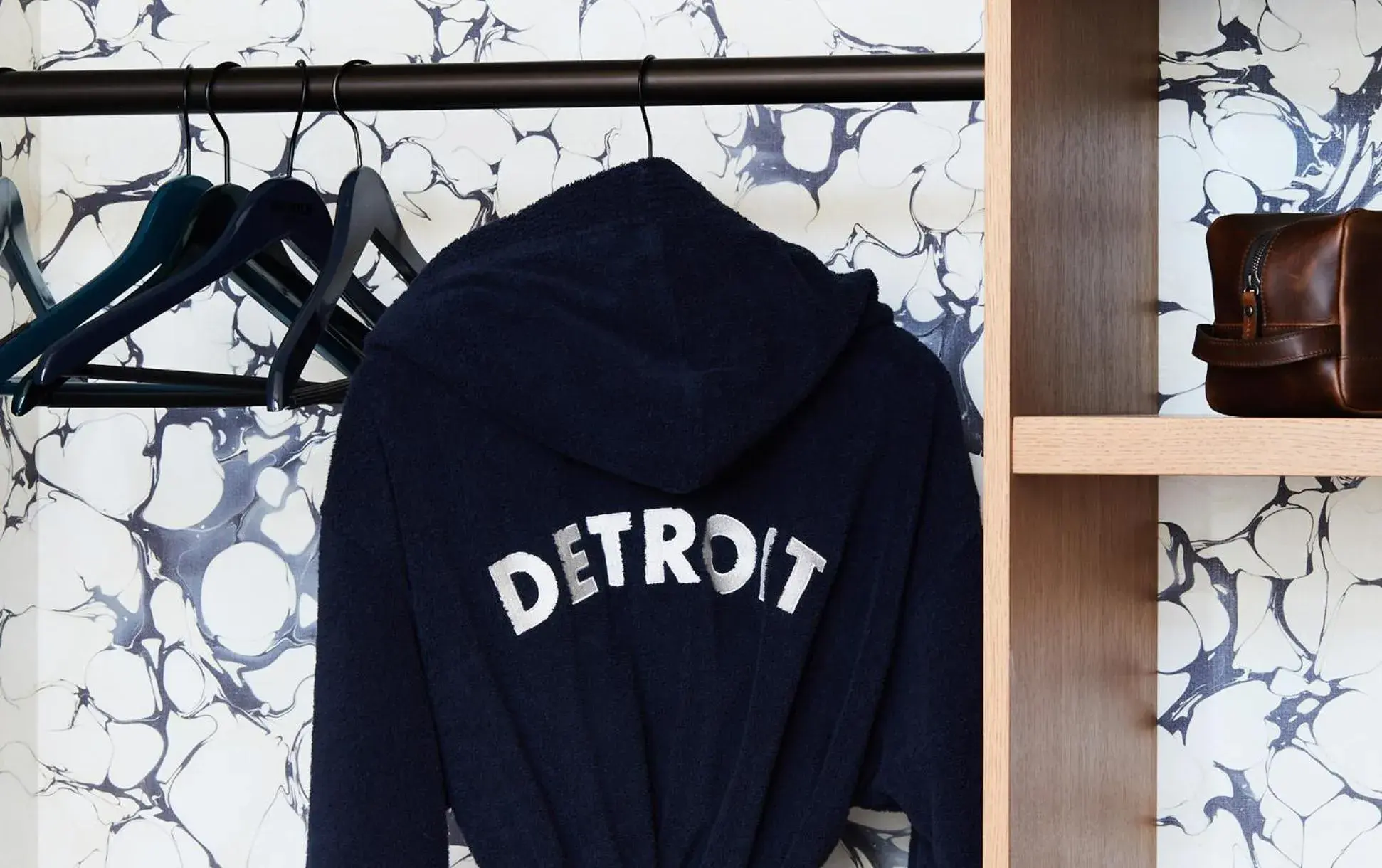 Bathroom in Shinola Hotel Bathroom in Shinola Hotel