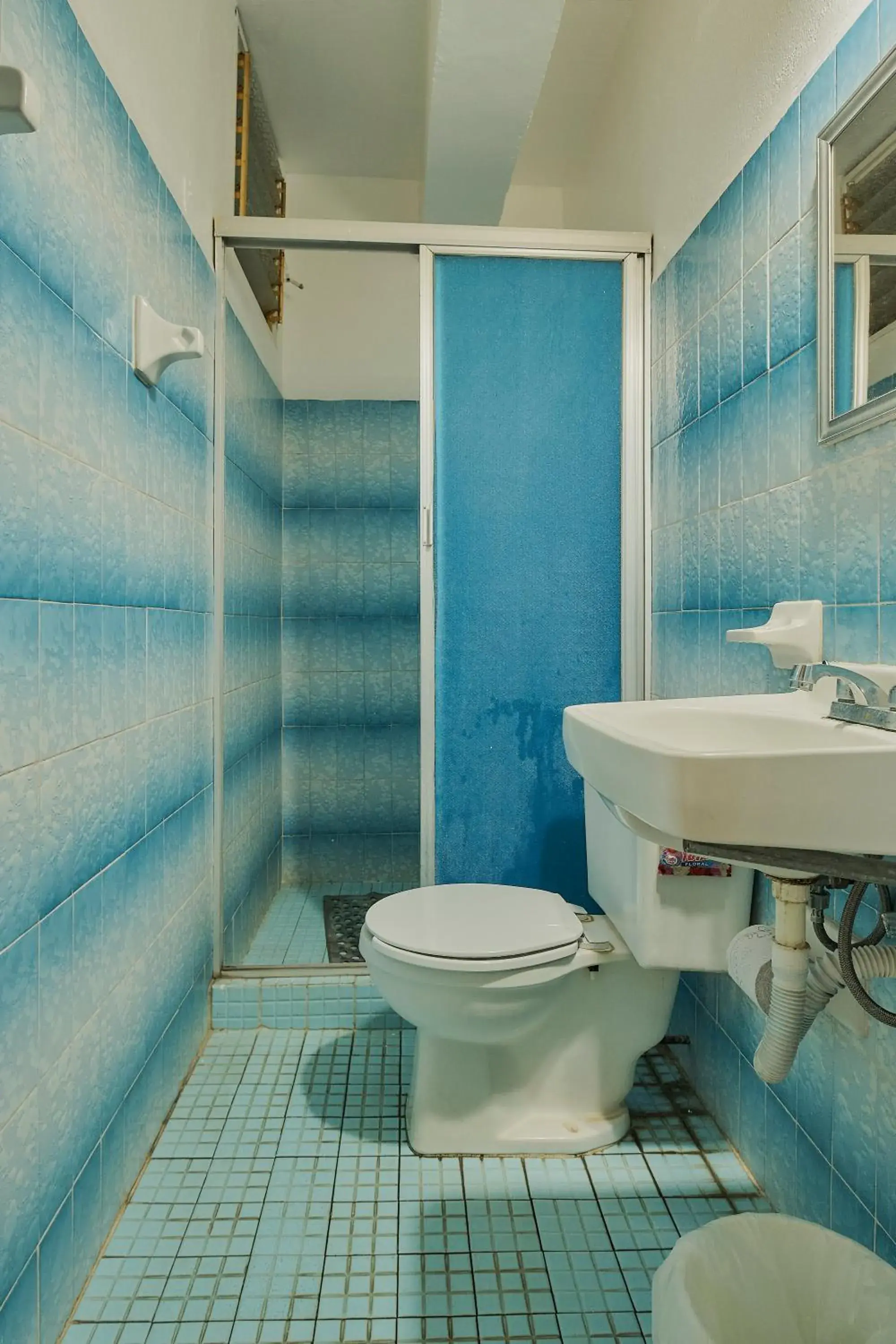 Toilet in Hotel Cervantino Toilet in Hotel Cervantino