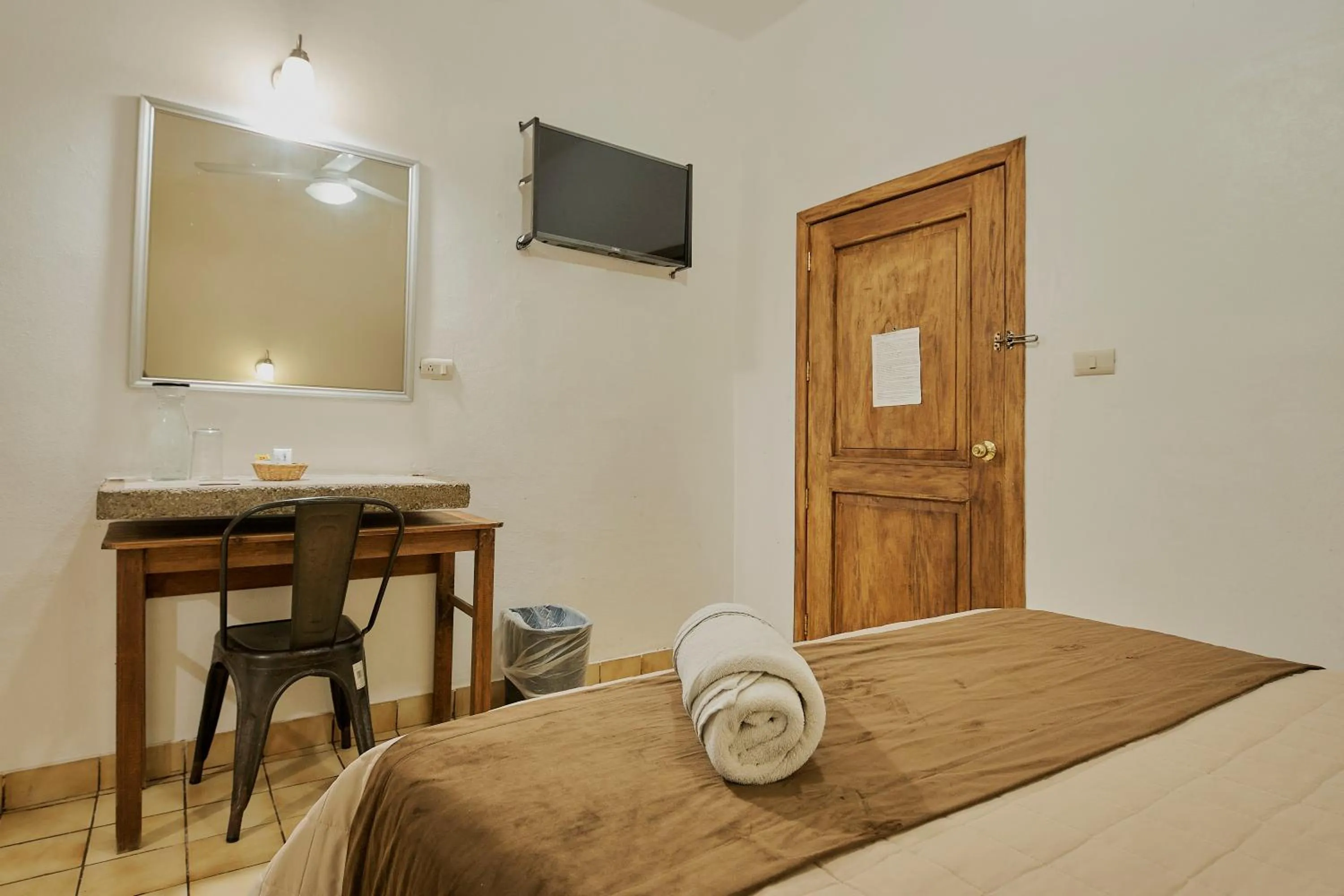 Bed in Hotel Cervantino