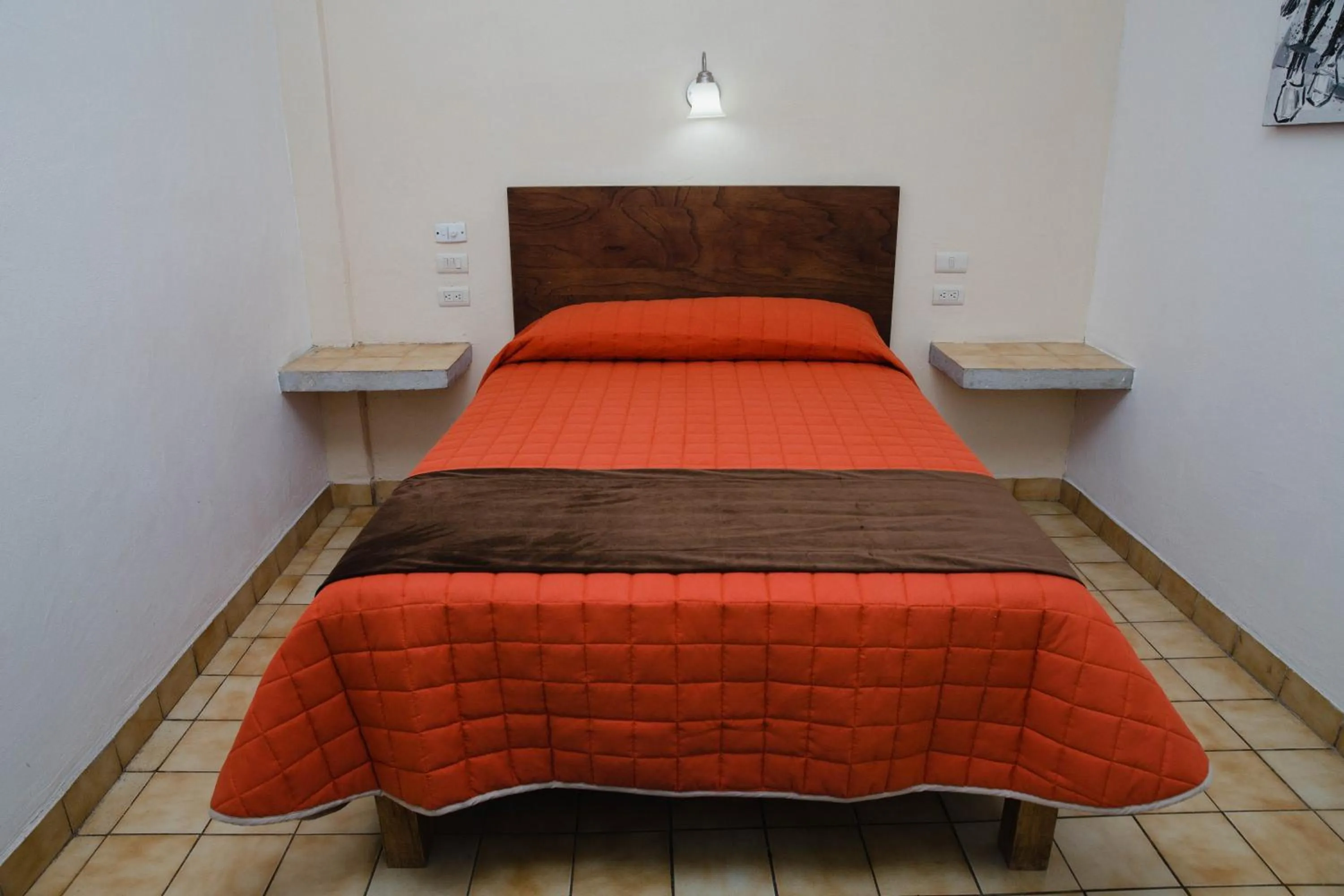 Bed in Hotel Cervantino