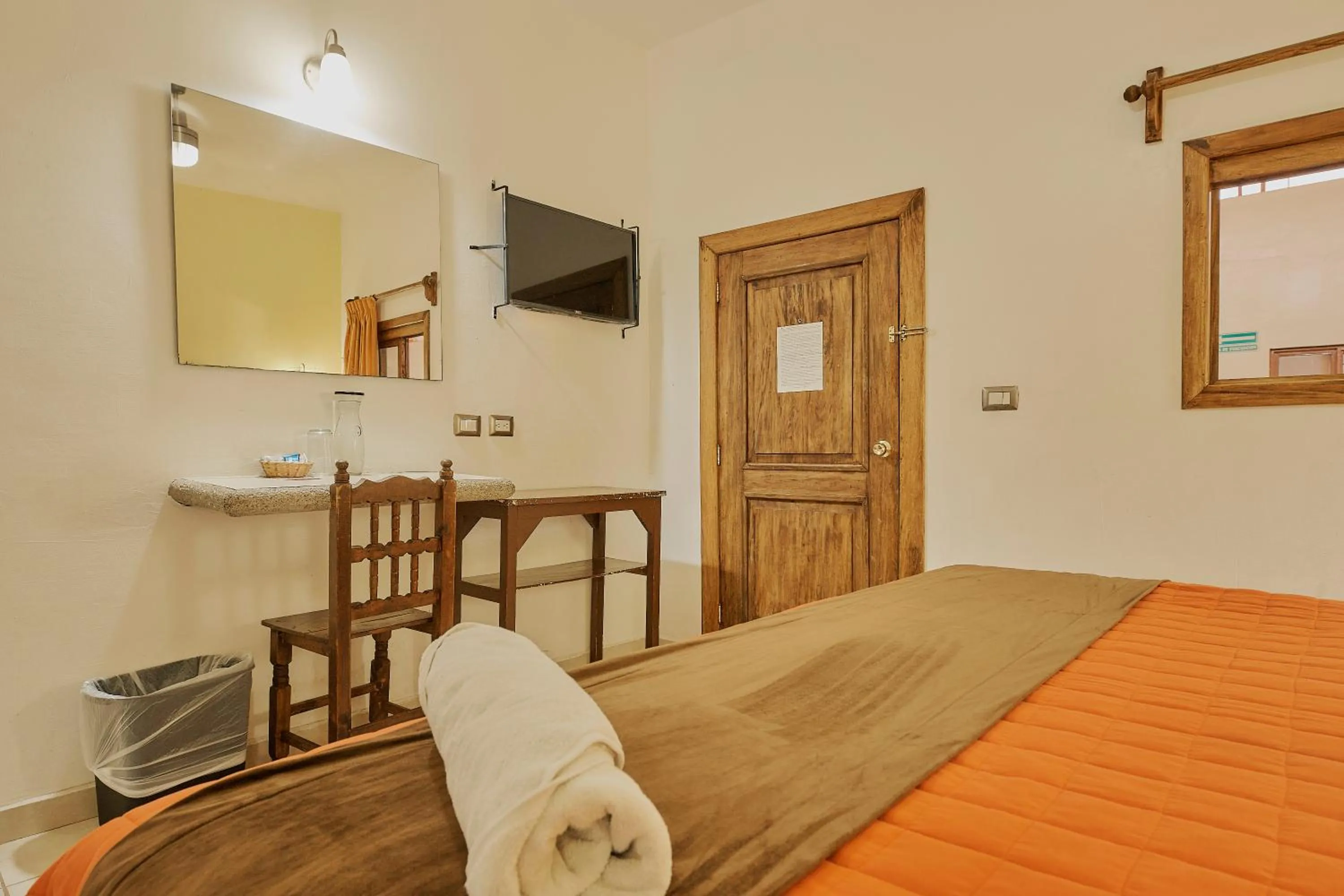 Bed in Hotel Cervantino