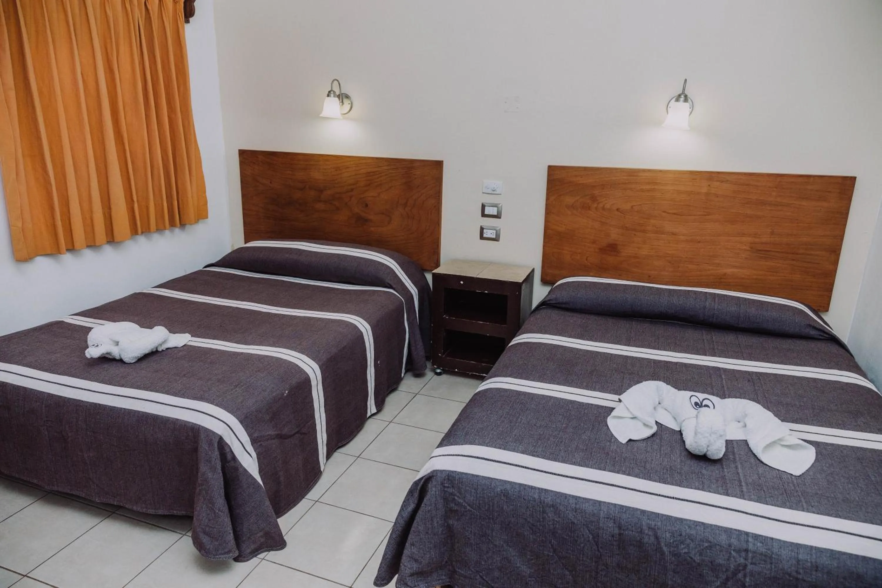 Bed in Hotel Cervantino