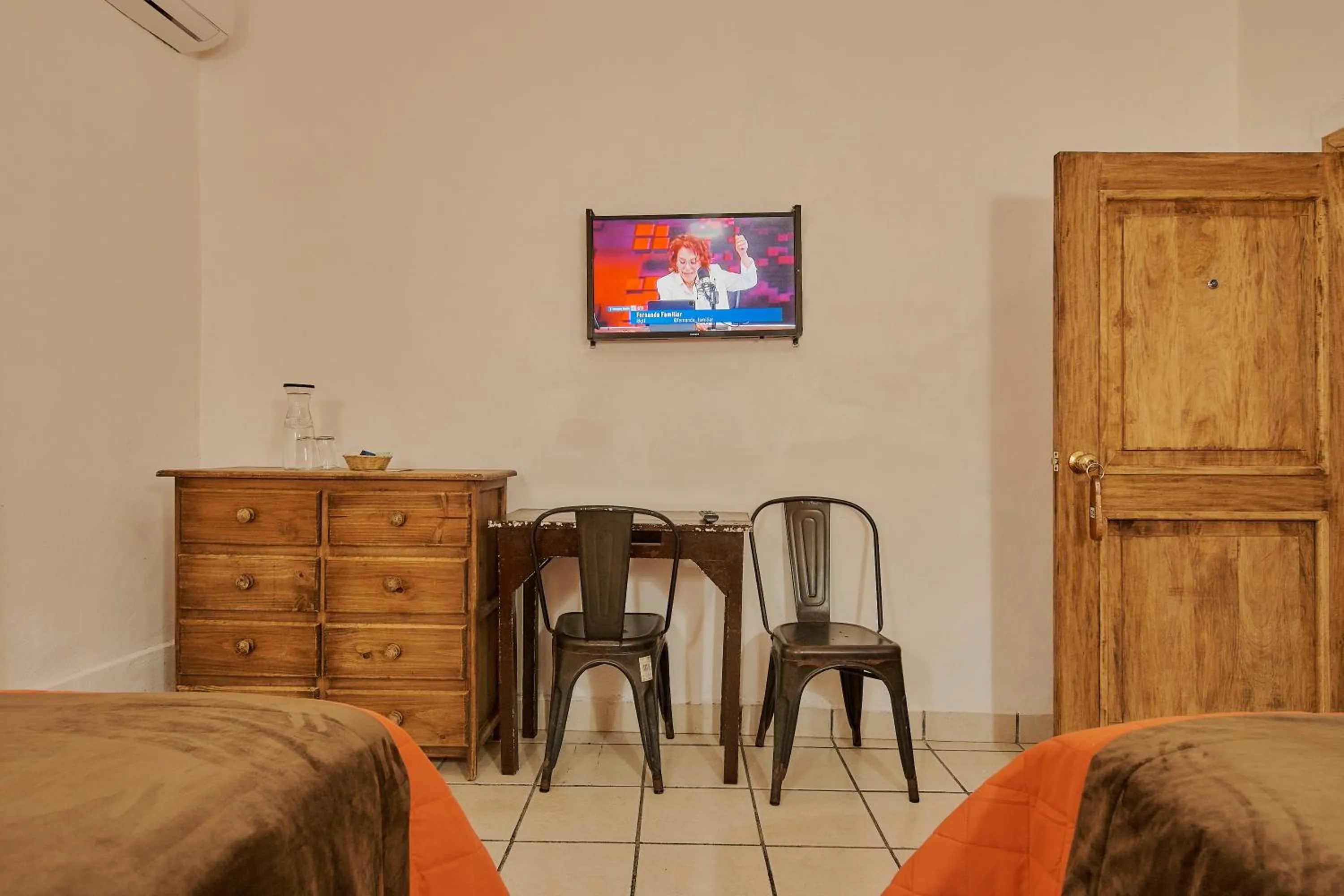 Bed in Hotel Cervantino