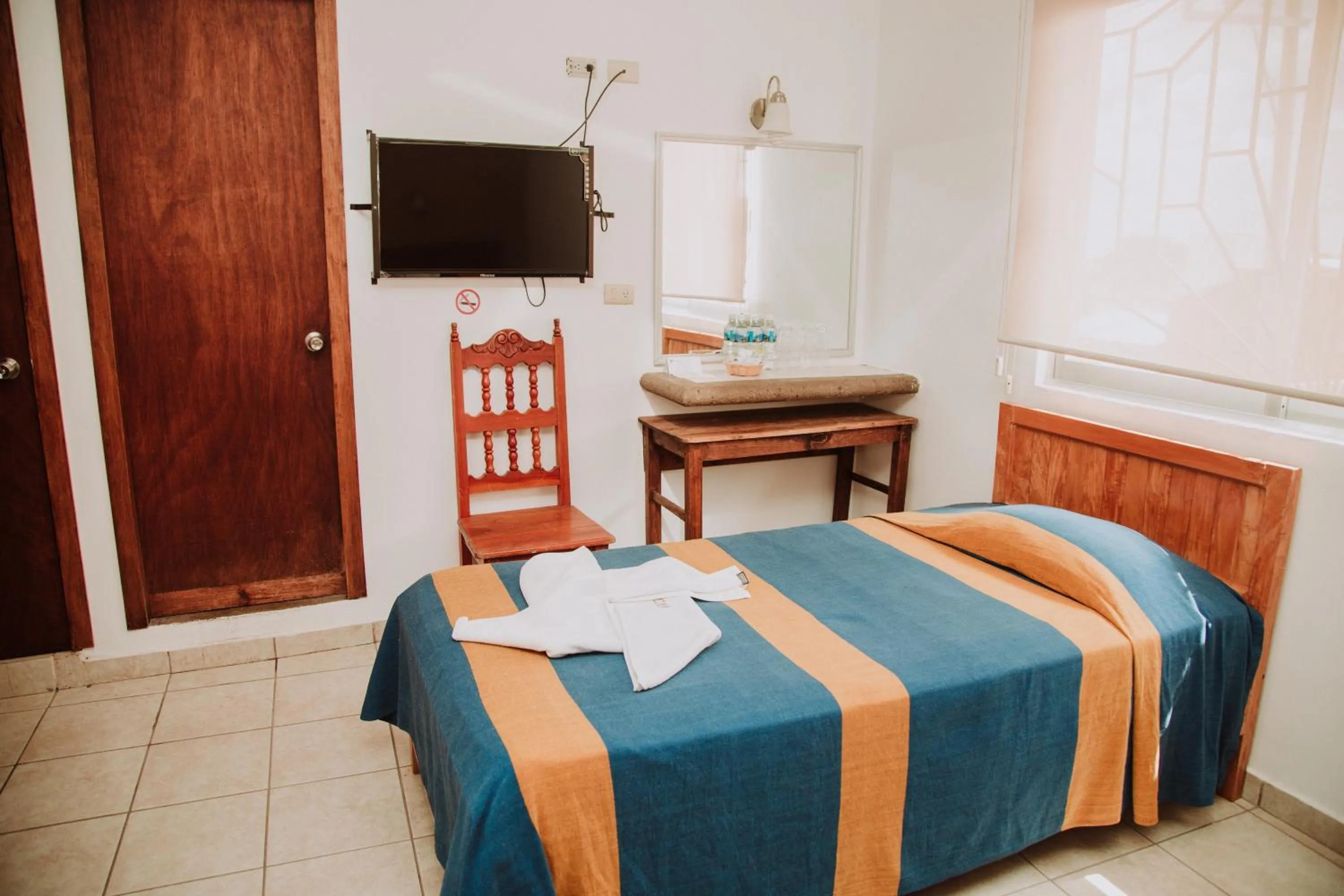 Bed in Hotel Cervantino