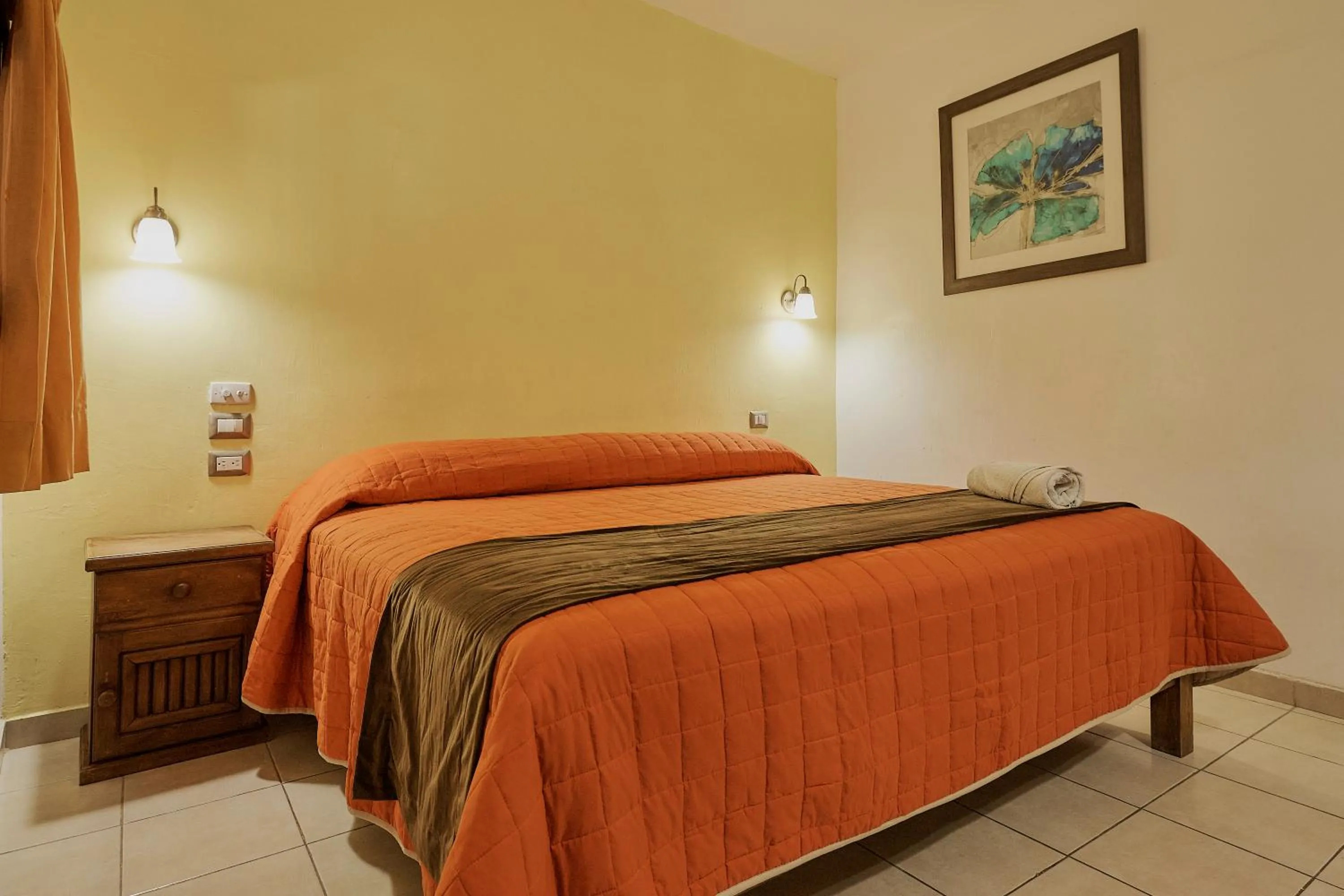 Bed in Hotel Cervantino