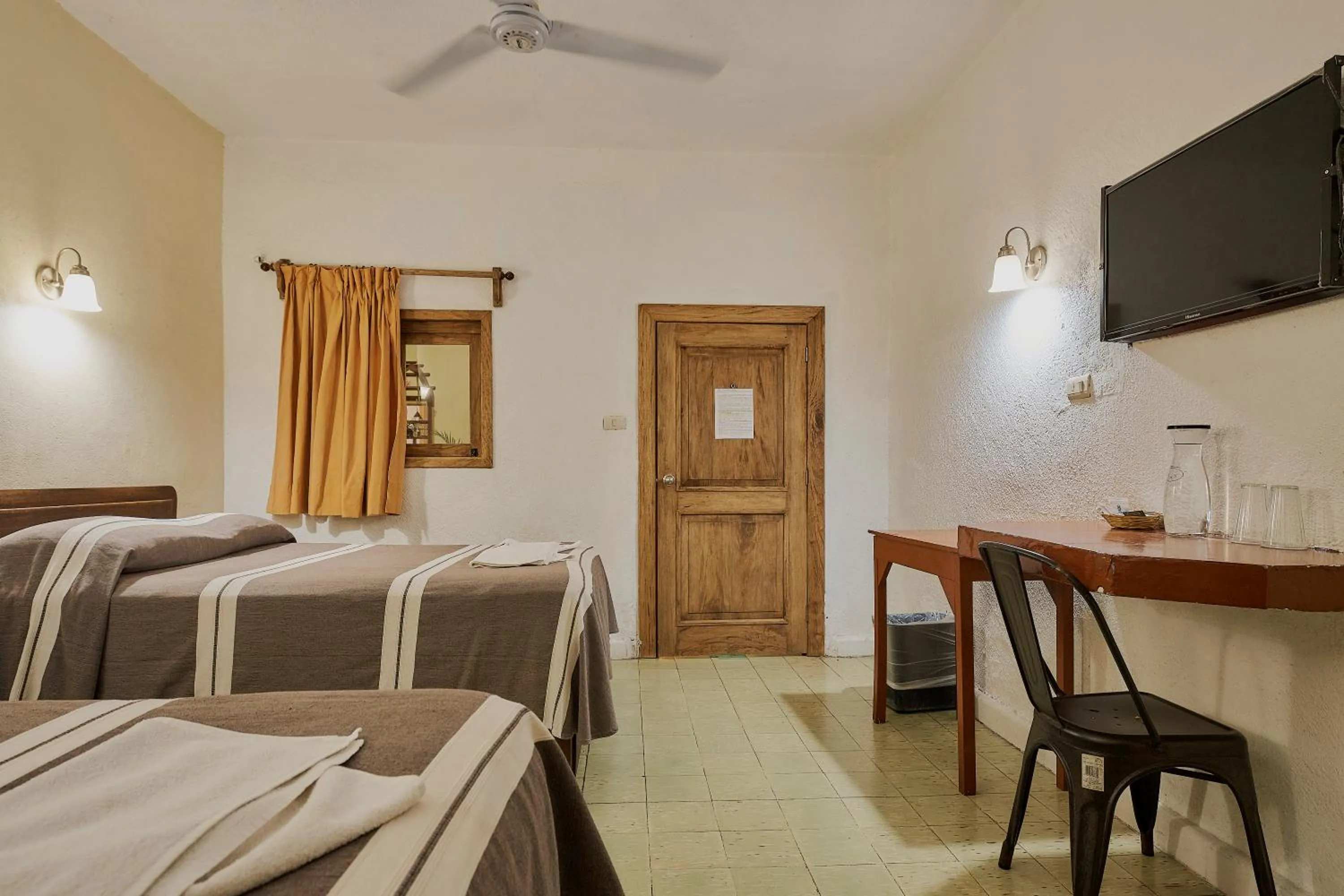 Bed in Hotel Cervantino