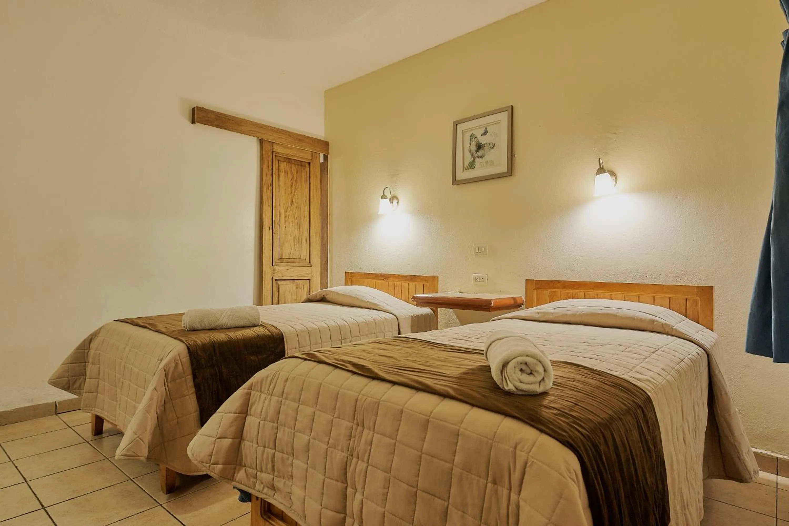 Bed in Hotel Cervantino