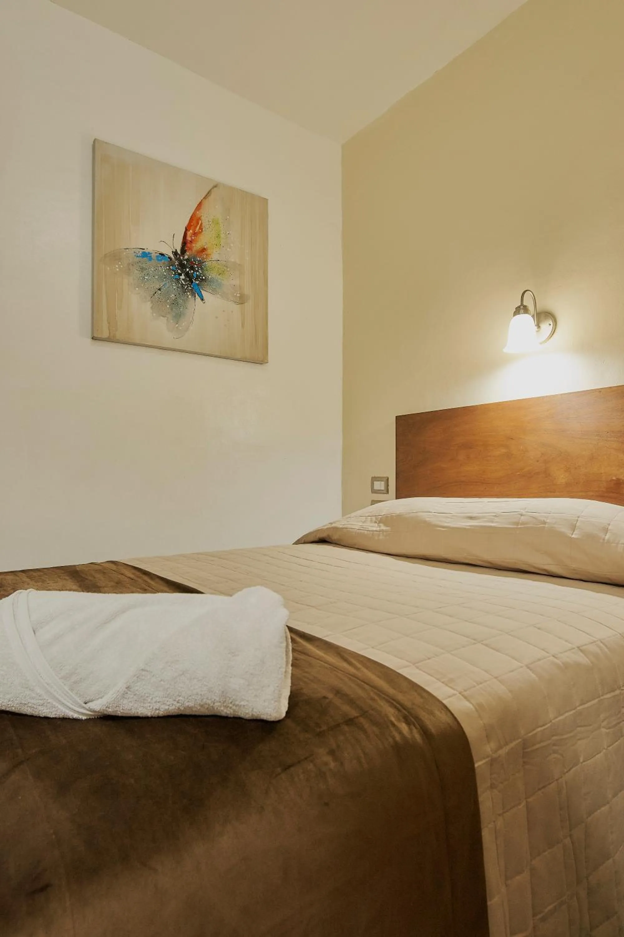 Bed in Hotel Cervantino