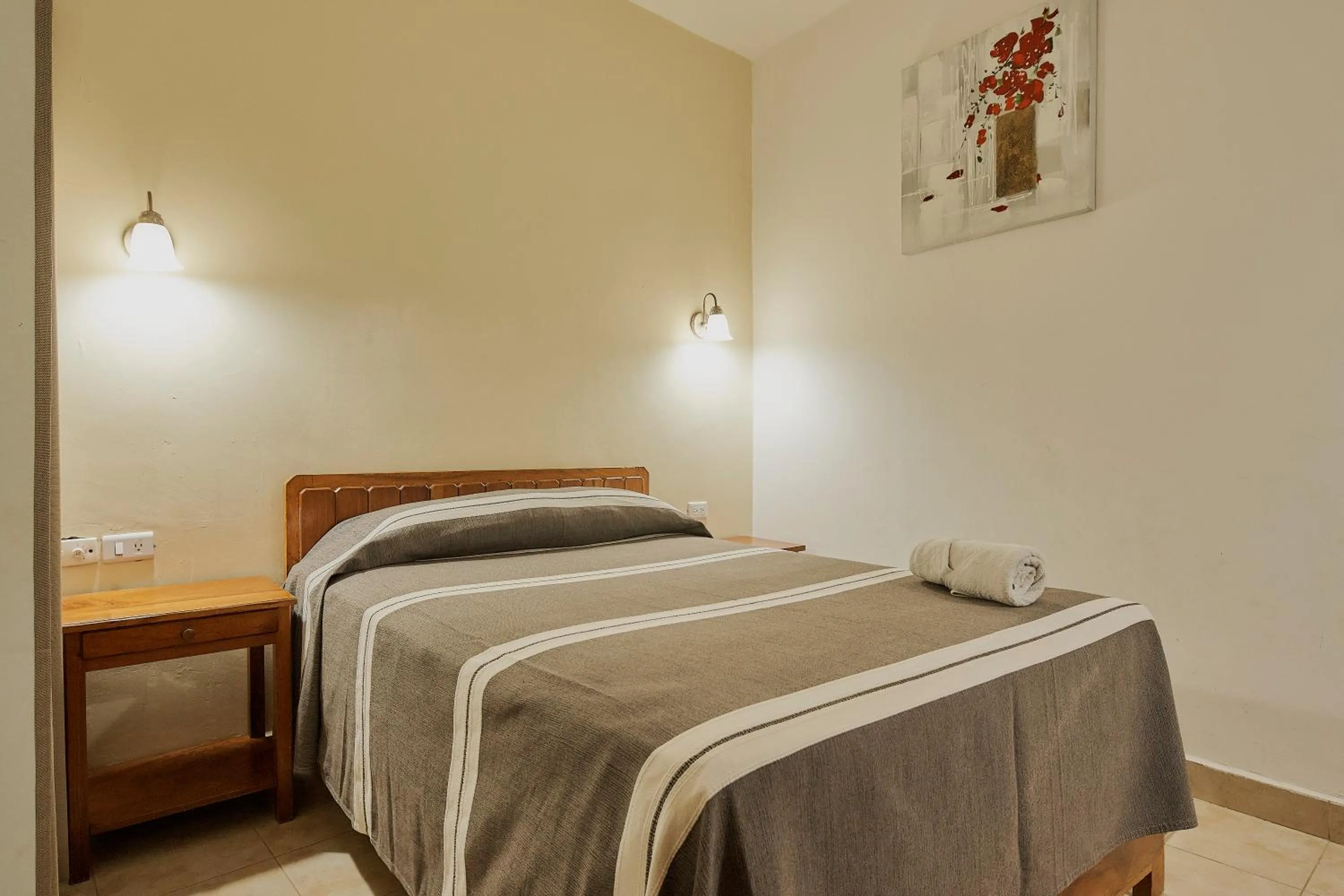 Bed in Hotel Cervantino