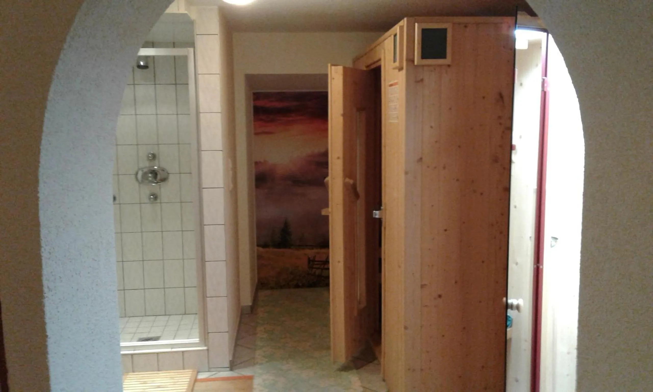 Sauna in Gästehaus Helga