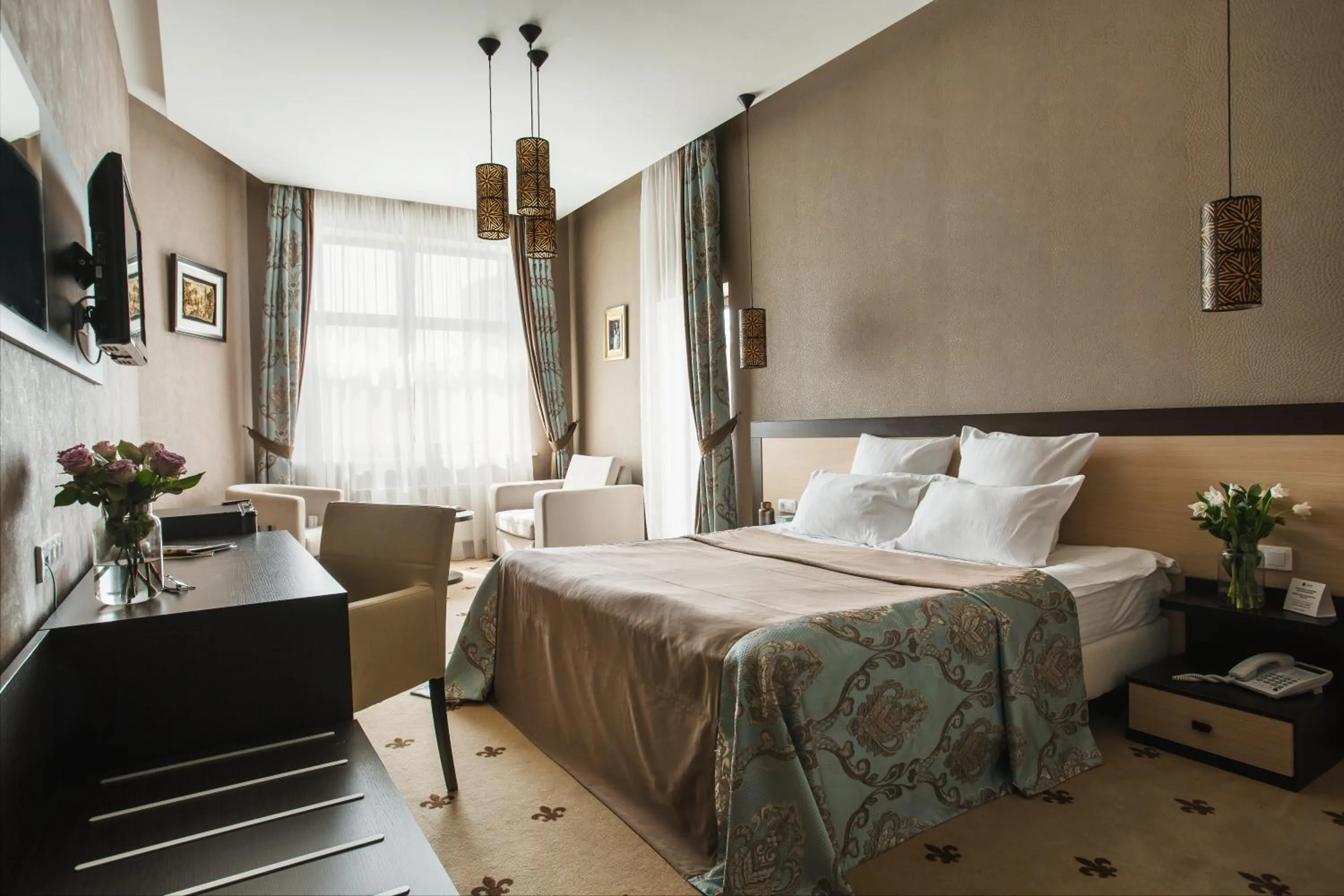 Bed in Ark Palace Hotel & SPA