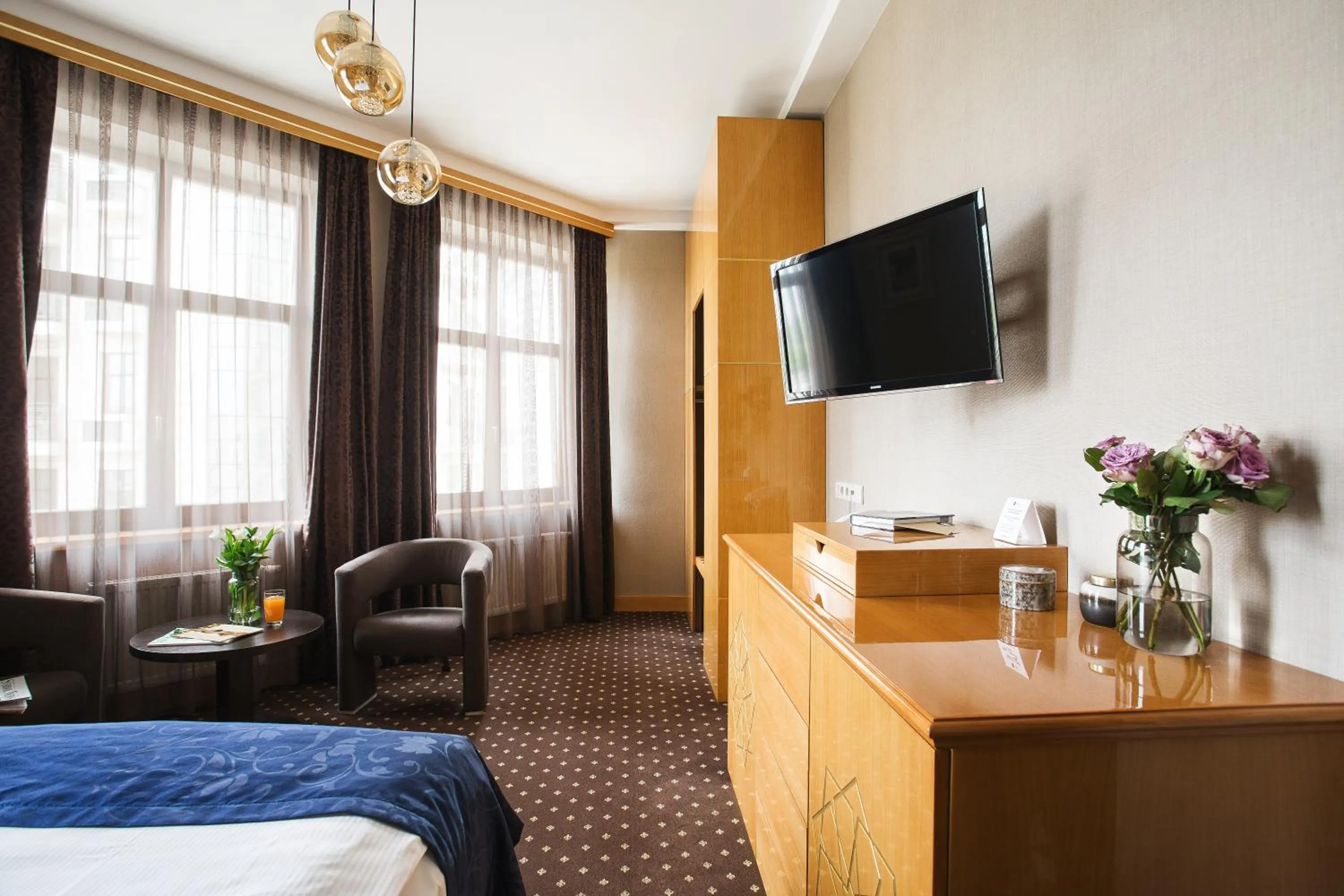 TV and multimedia, Bed in Ark Palace Hotel & SPA