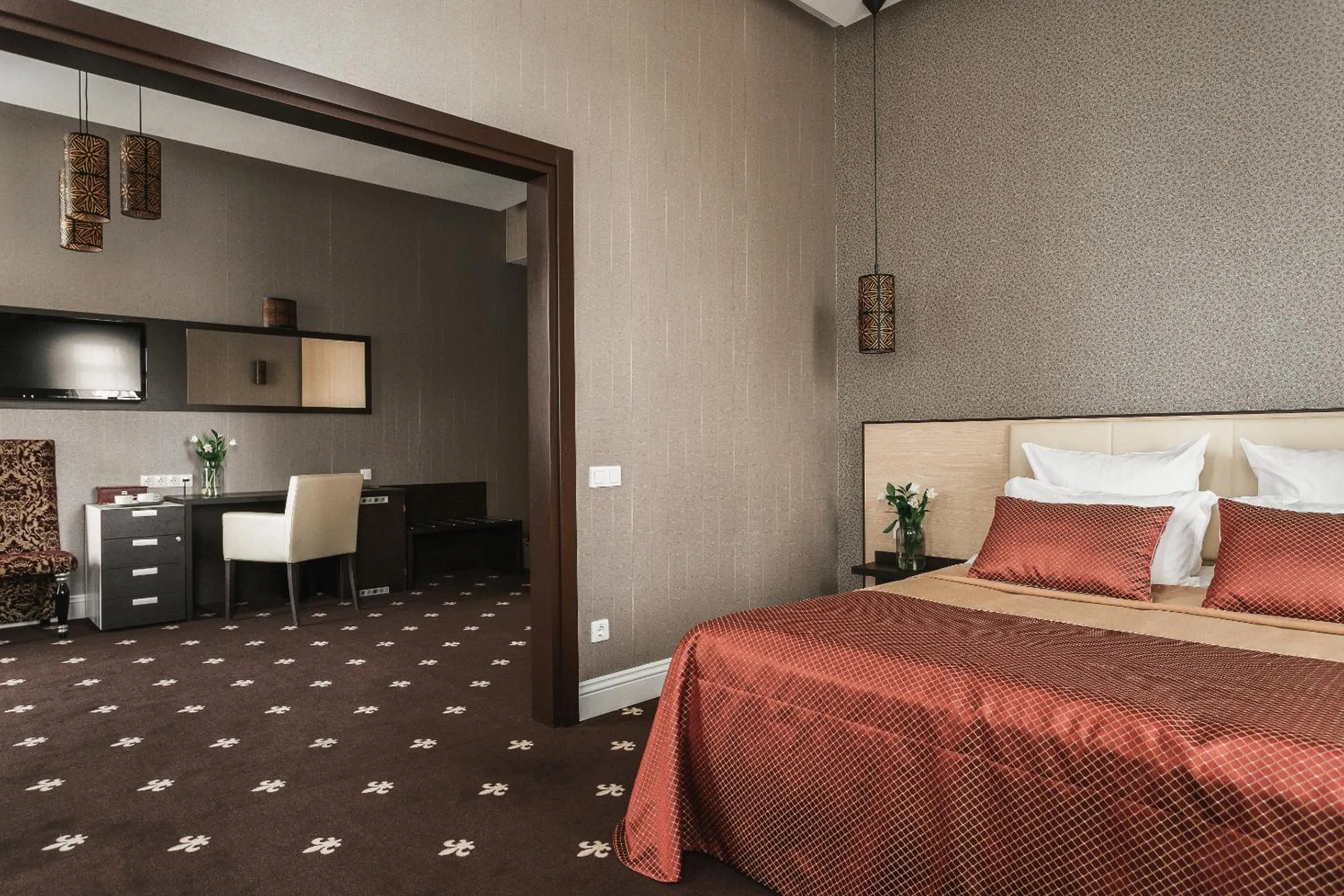 Bed in Ark Palace Hotel & SPA