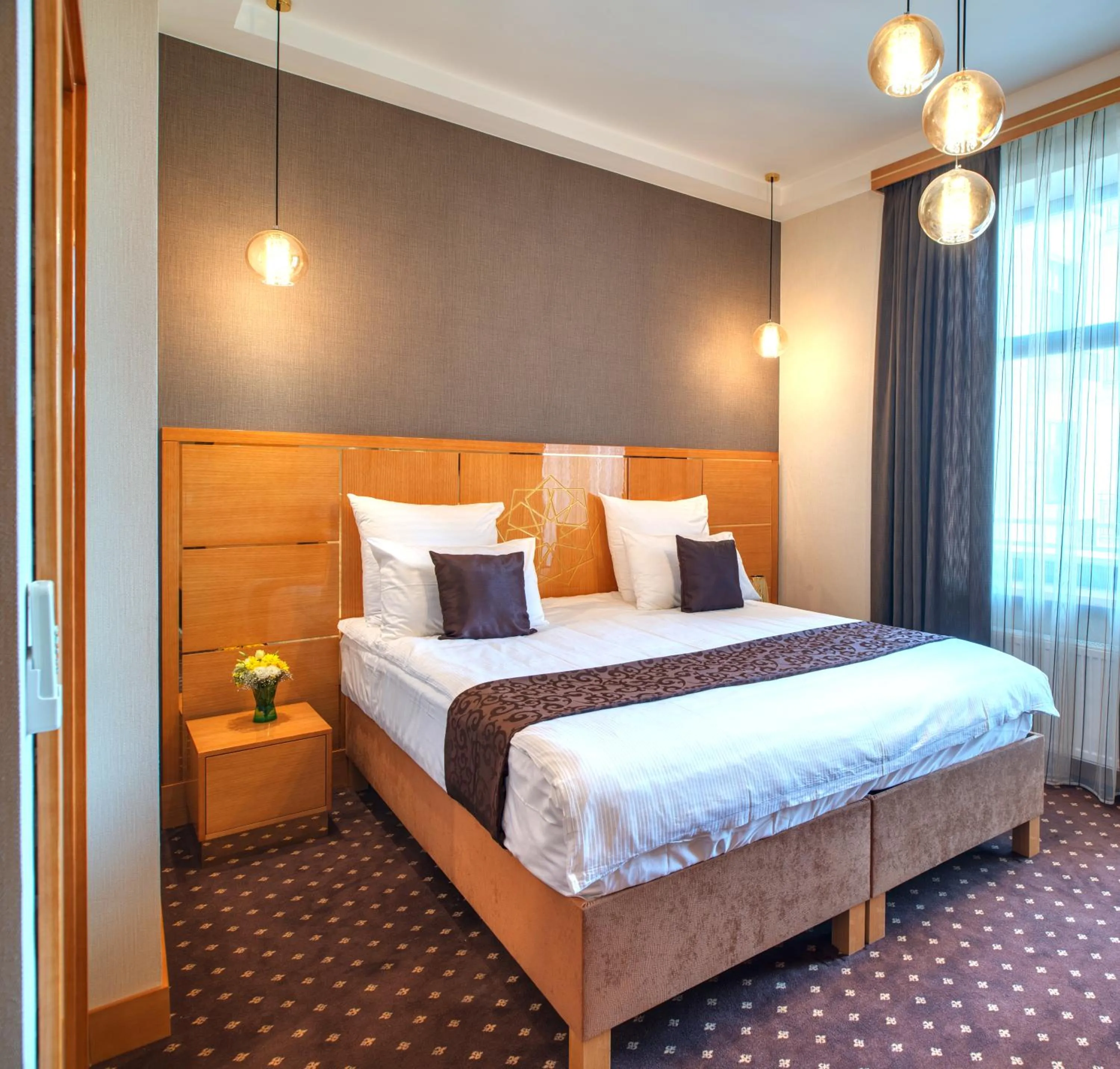 Bed in Ark Palace Hotel & SPA